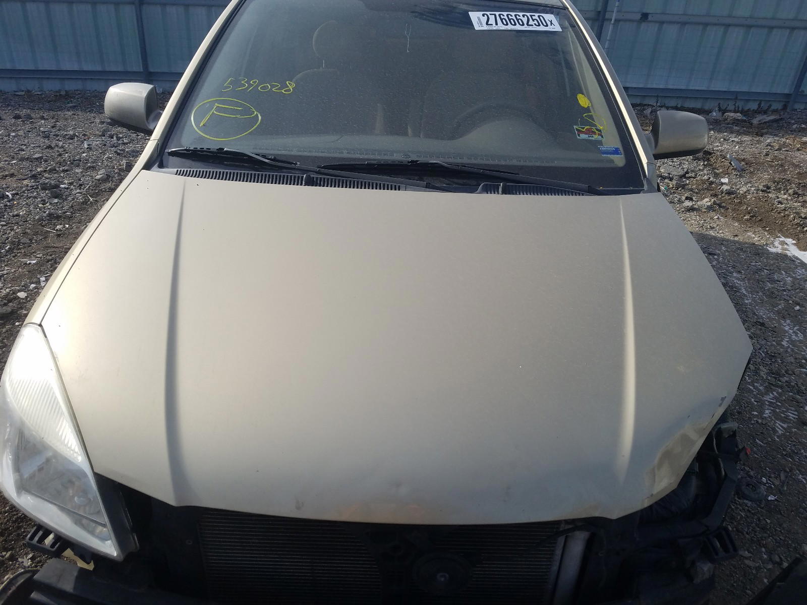 Photo 7 from auction – 2009 KIA RIO BASE with VIN KNADE223196539028