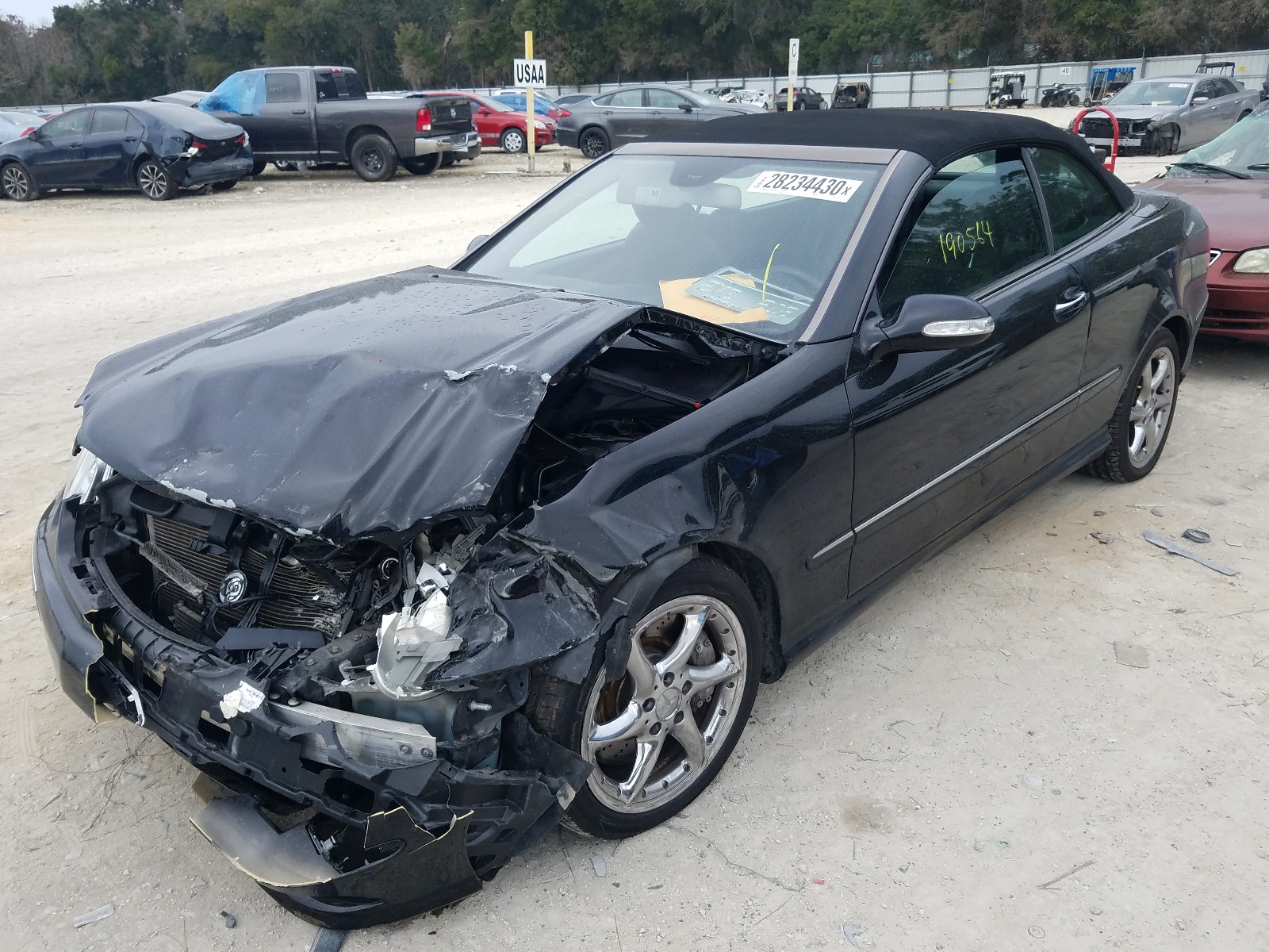 Photo 2 from auction – 2008 MERCEDES-BENZ CLK 550 with VIN WDBTK72F88T095871