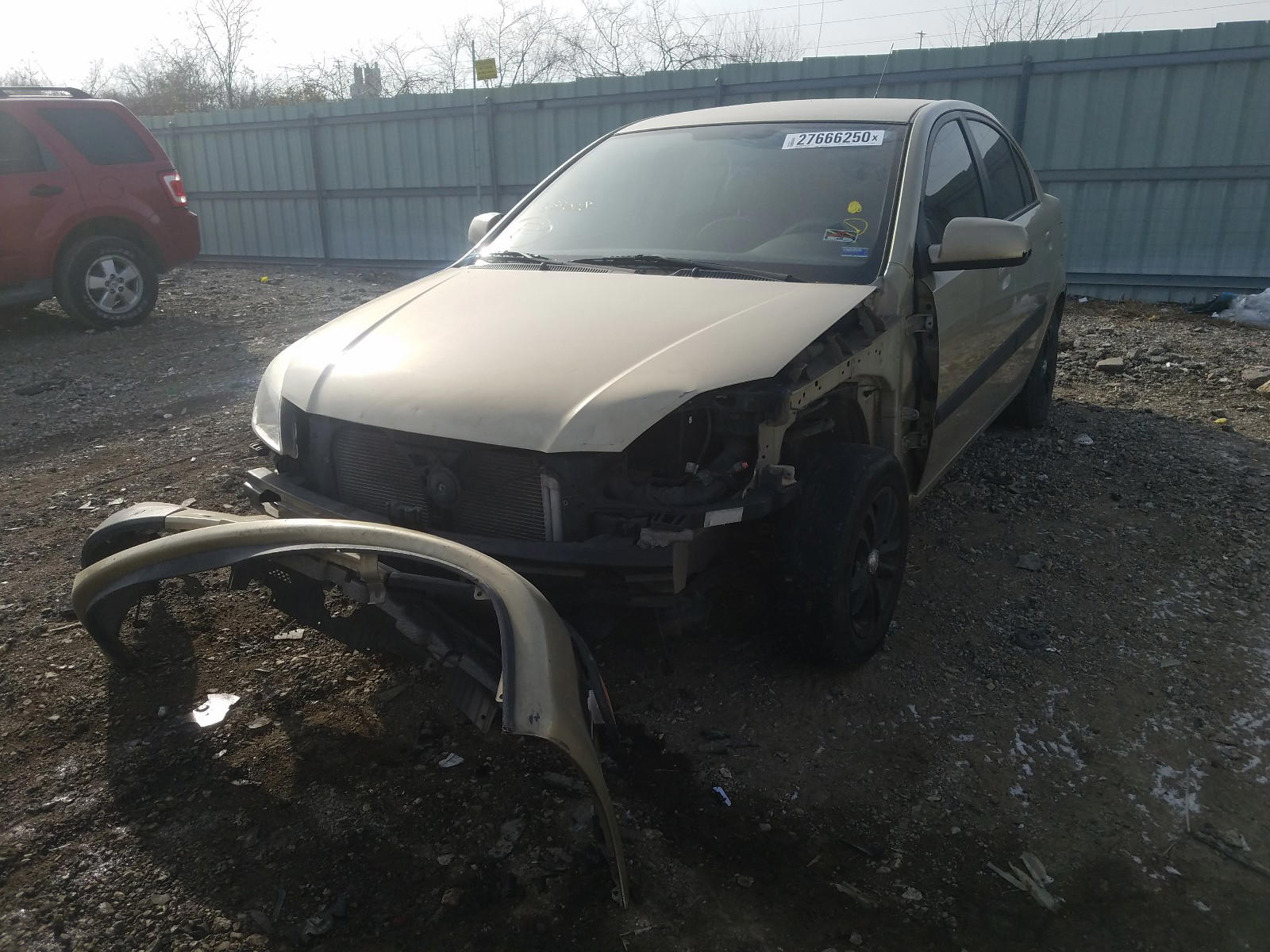 Photo 2 from auction – 2009 KIA RIO BASE with VIN KNADE223196539028
