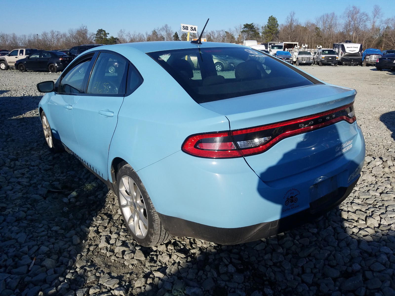 Photo 3 from auction – 2013 DODGE DART SXT with VIN 1C3CDFBA5DD231215