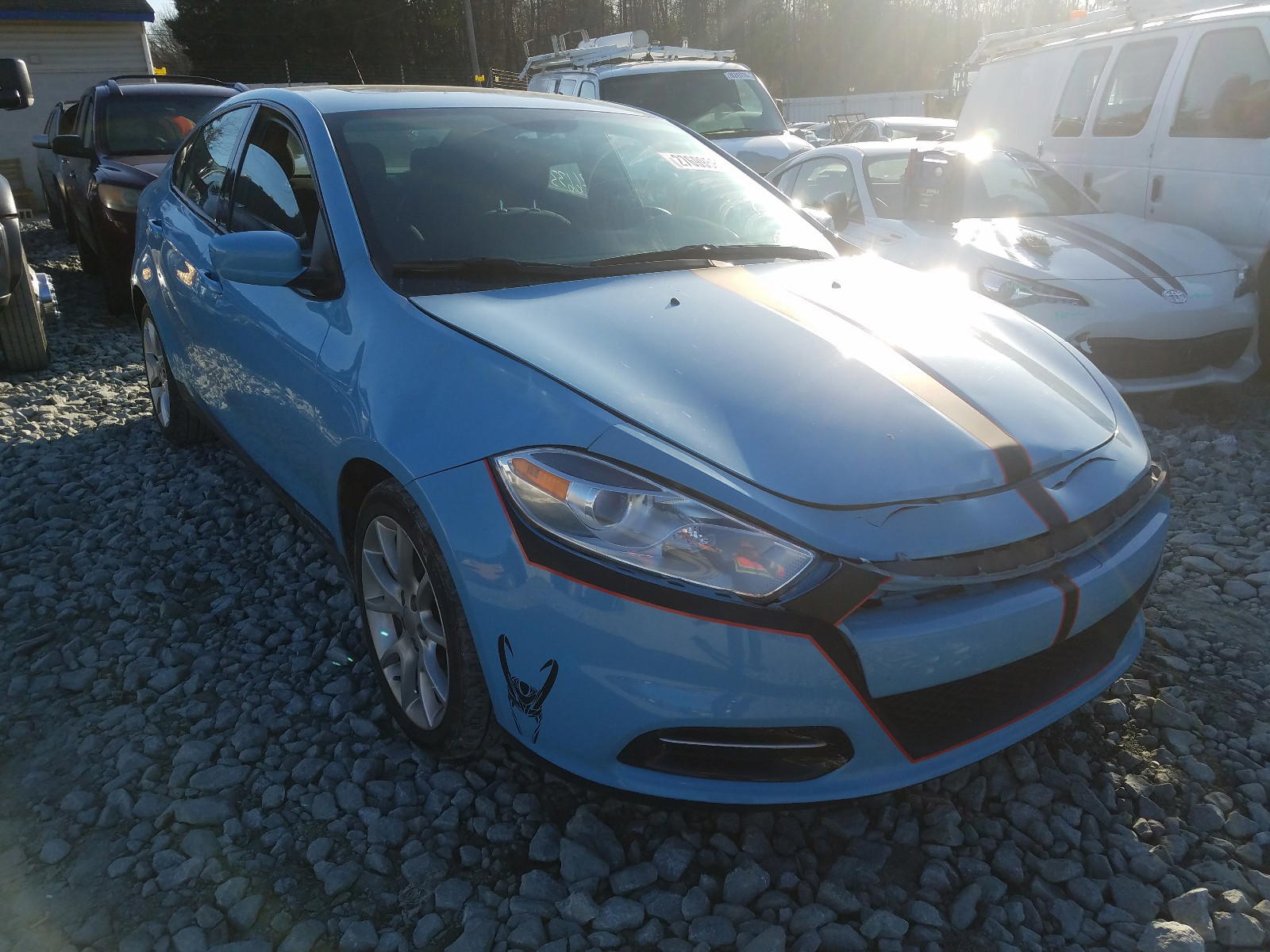 DODGE DART SXT 2013 with VIN 1C3CDFBA5DD231215 - Photo from auction