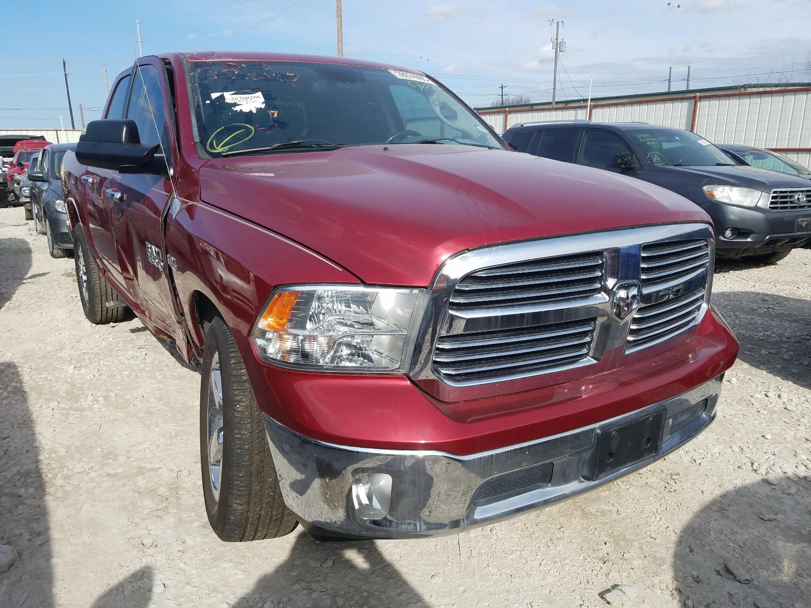 RAM 1500 SLT 2013 with VIN 1C6RR7LT1DS560638 - Photo from auction