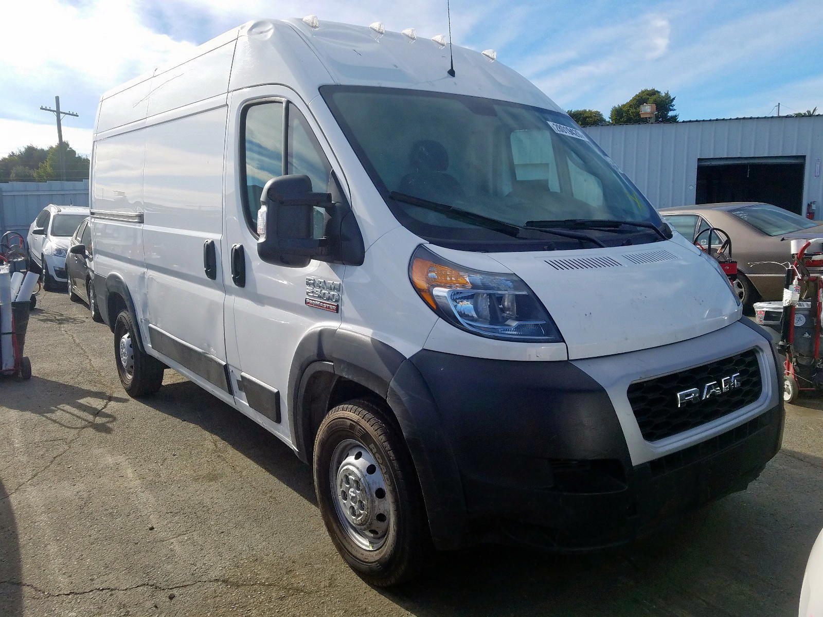 RAM PROMASTER 2019 with VIN 3C6TRVCG2KE530982 - Photo from auction