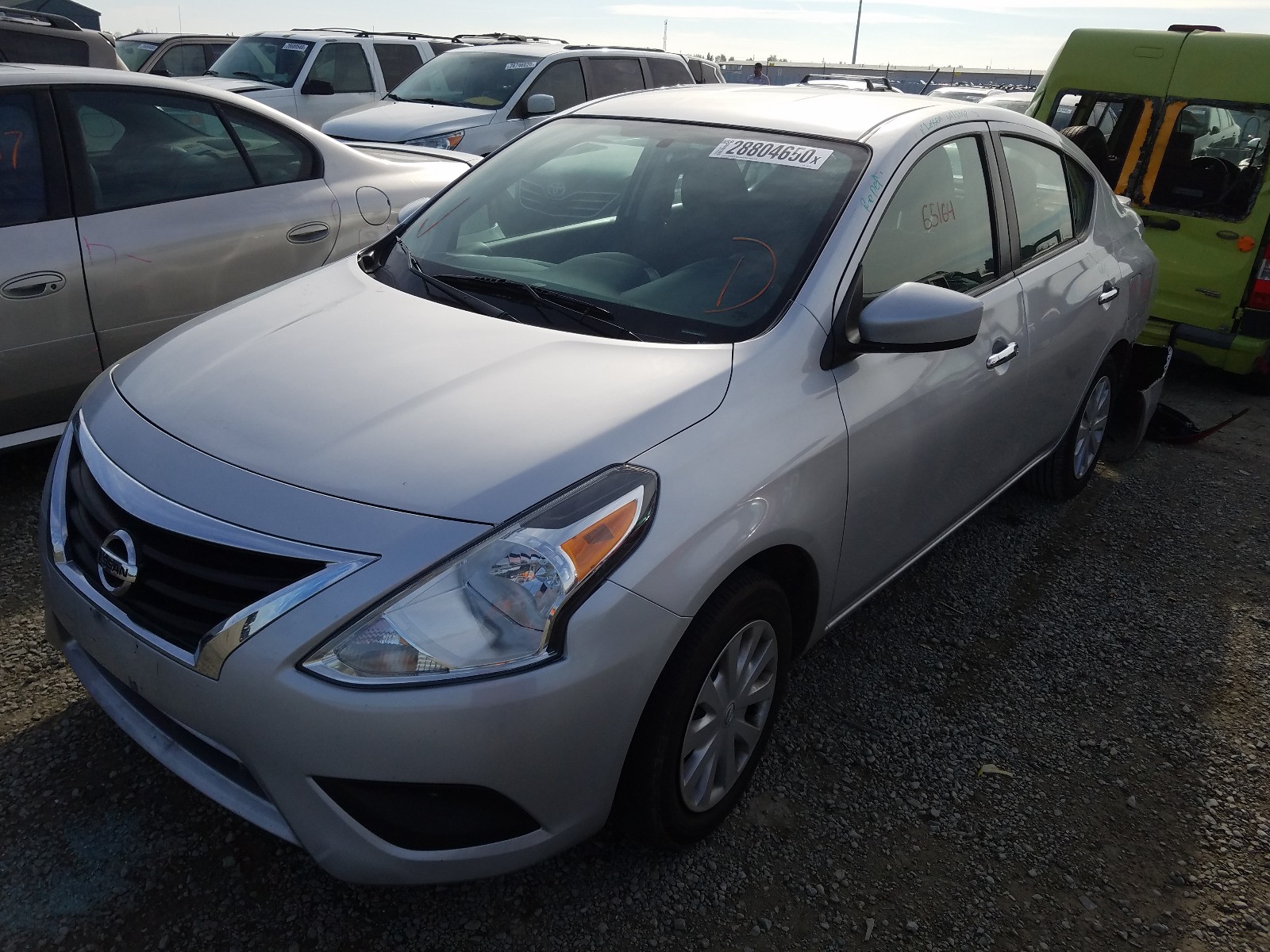 Photo 2 from auction – 2017 NISSAN VERSA S with VIN 3N1CN7AP0HK446711