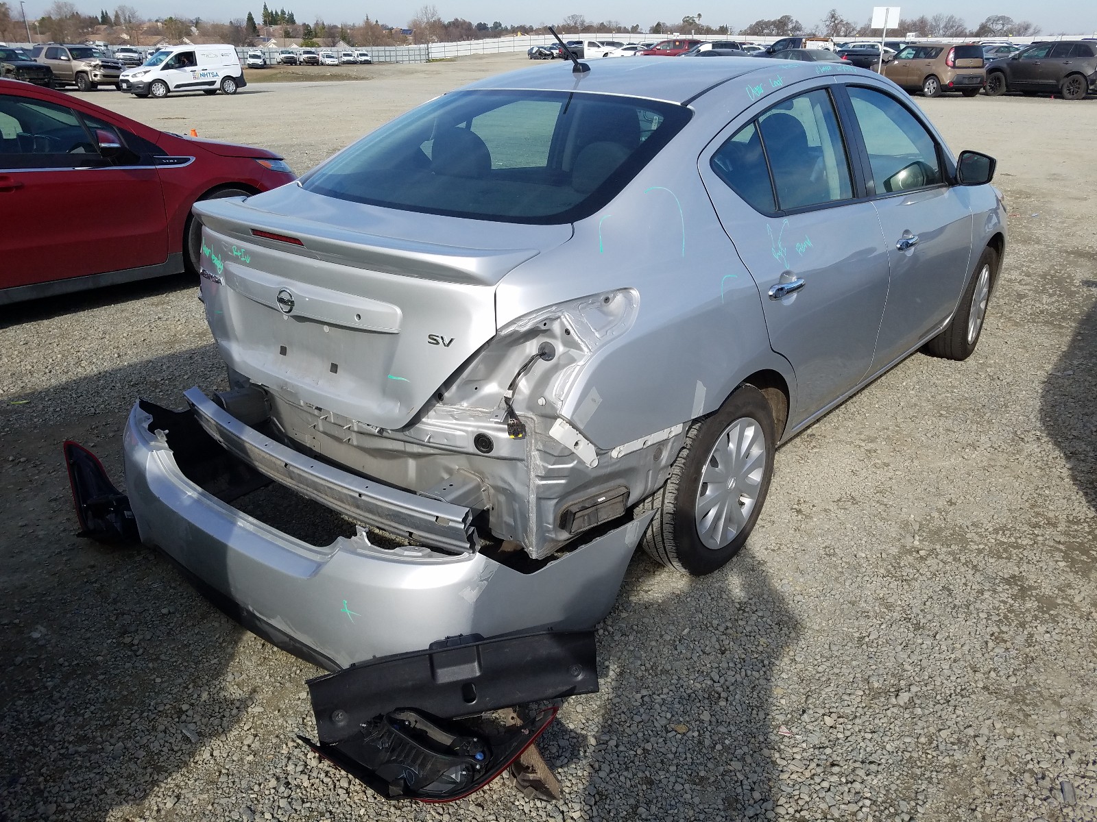 Photo 4 from auction – 2017 NISSAN VERSA S with VIN 3N1CN7AP0HK446711