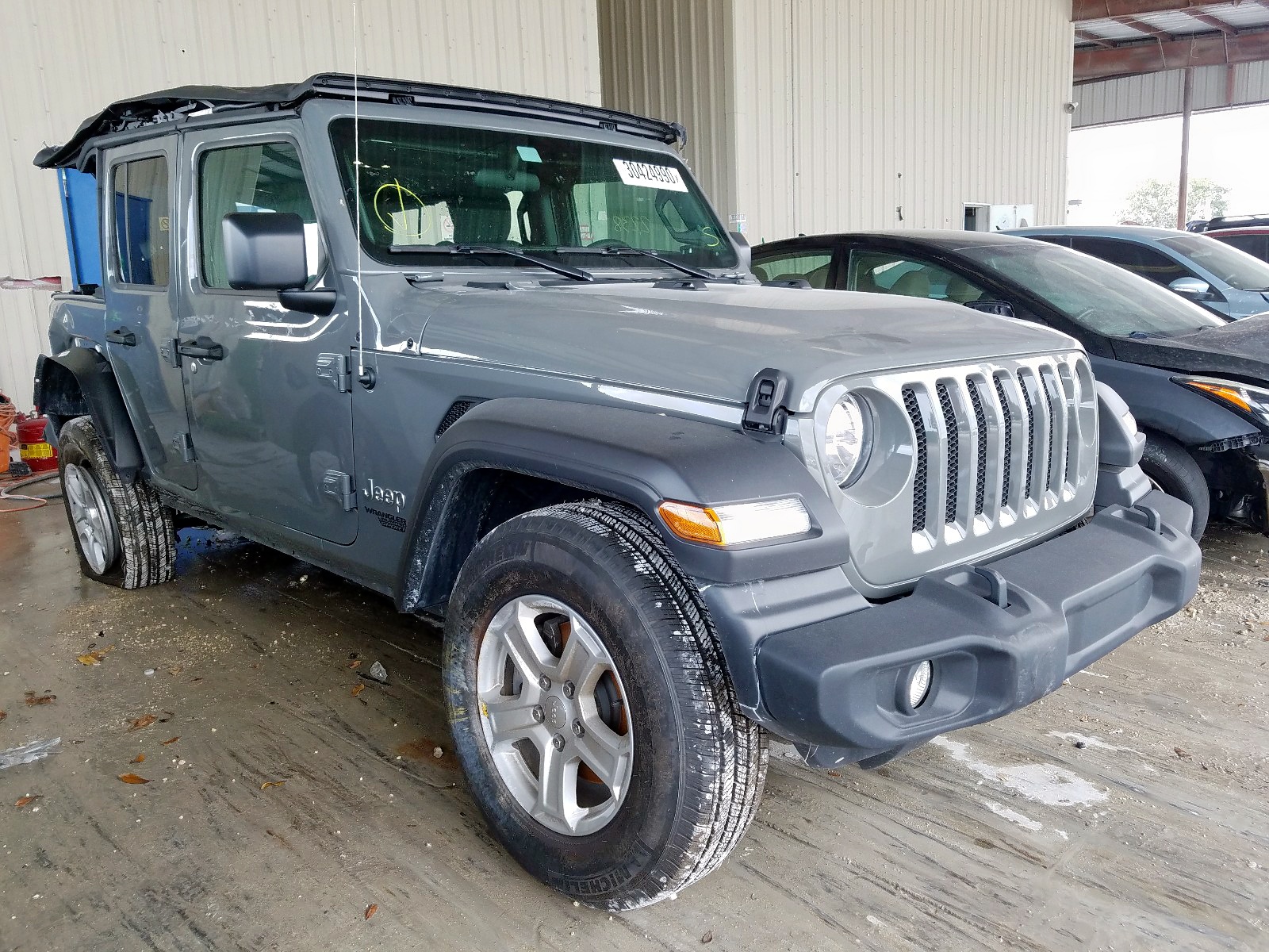 JEEP WRANGLER U 2019 with VIN 1C4HJXDG3KW678970 - Photo from auction