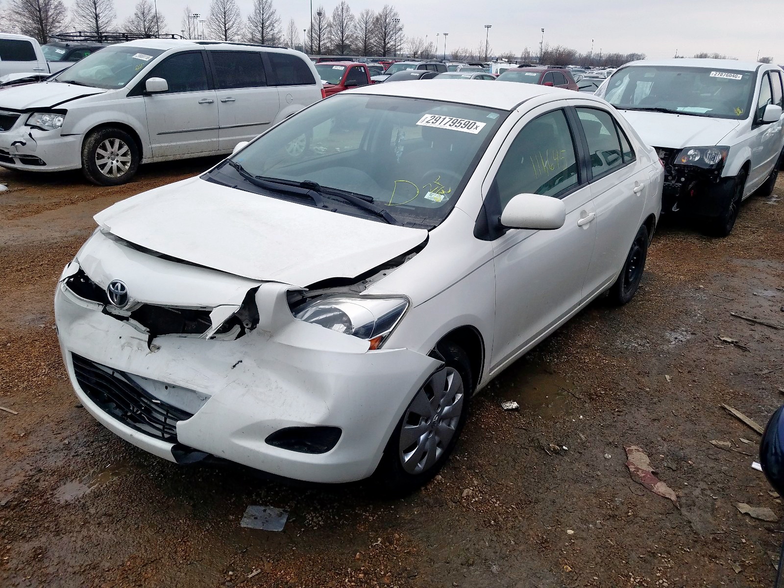Photo 2 from auction – 2010 TOYOTA YARIS with VIN JTDBT4K30A1377230