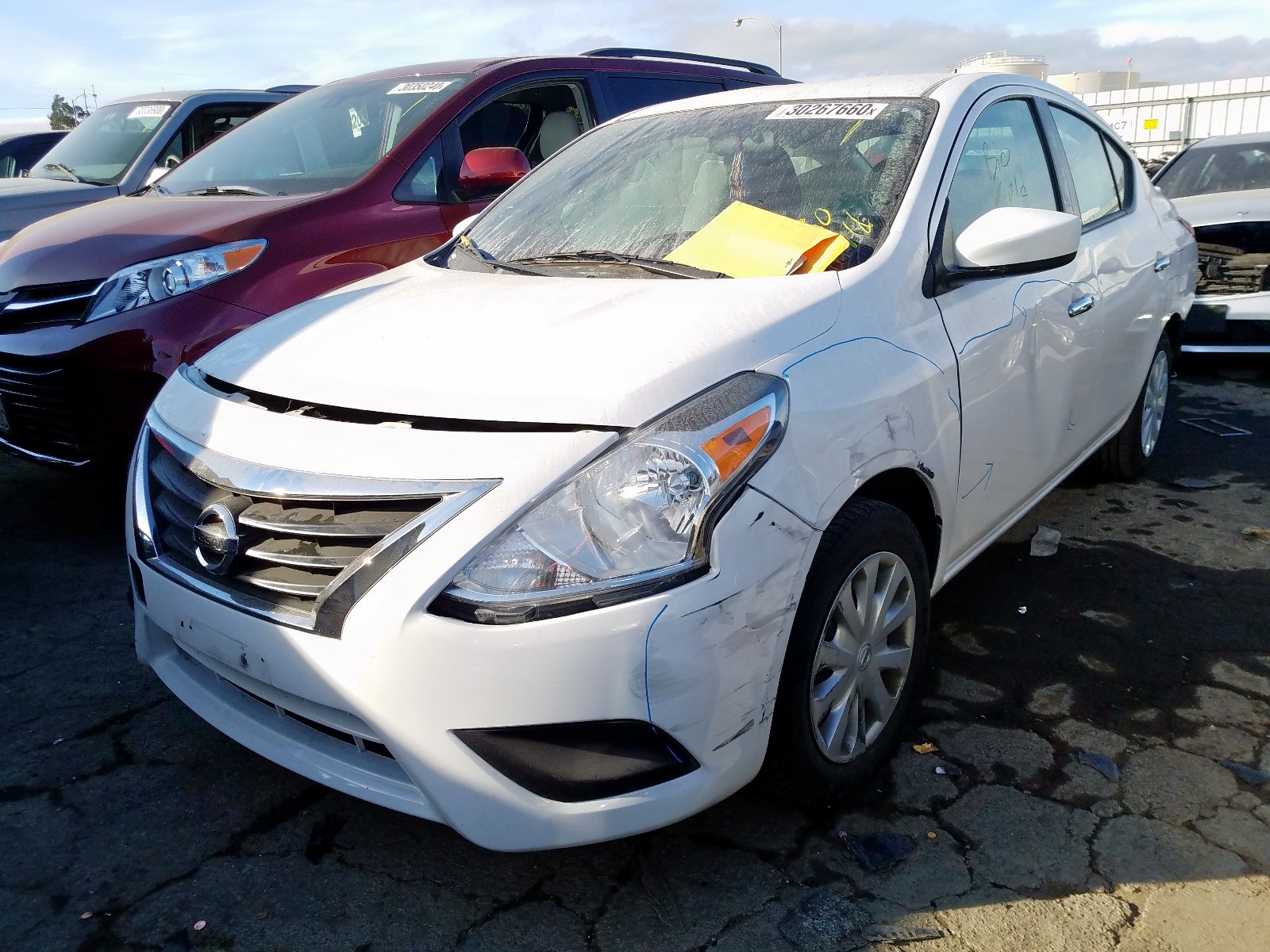 Photo 2 from auction – 2018 NISSAN VERSA S with VIN 3N1CN7AP8JL853417