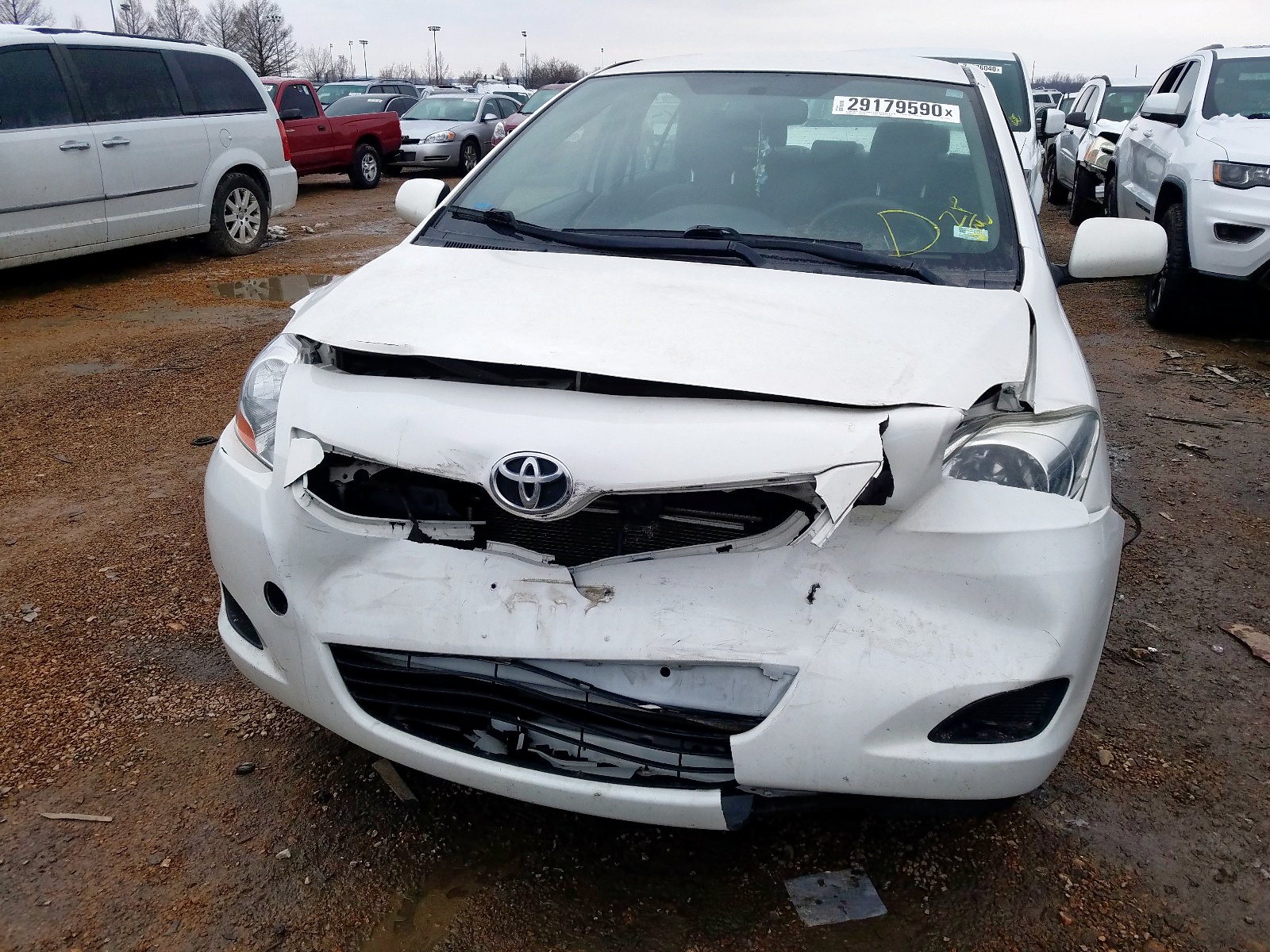 Photo 9 from auction – 2010 TOYOTA YARIS with VIN JTDBT4K30A1377230