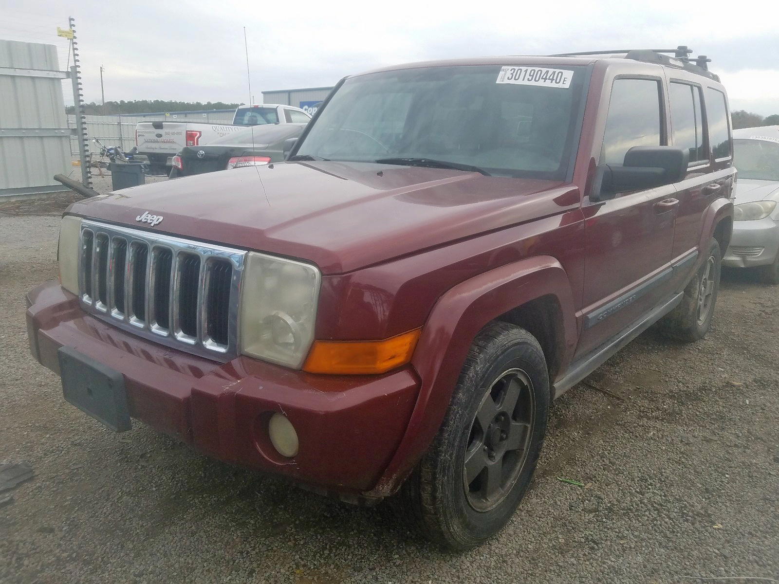 Photo 12 from auction – 2007 JEEP COMMANDER with VIN 1J8HH48KX7C607792