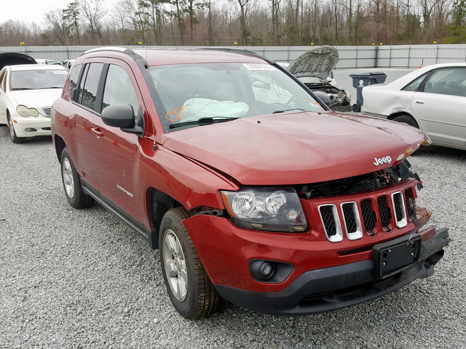 JEEP COMPASS SP 2014 with VIN 1C4NJCBA1ED925106 - Photo from auction