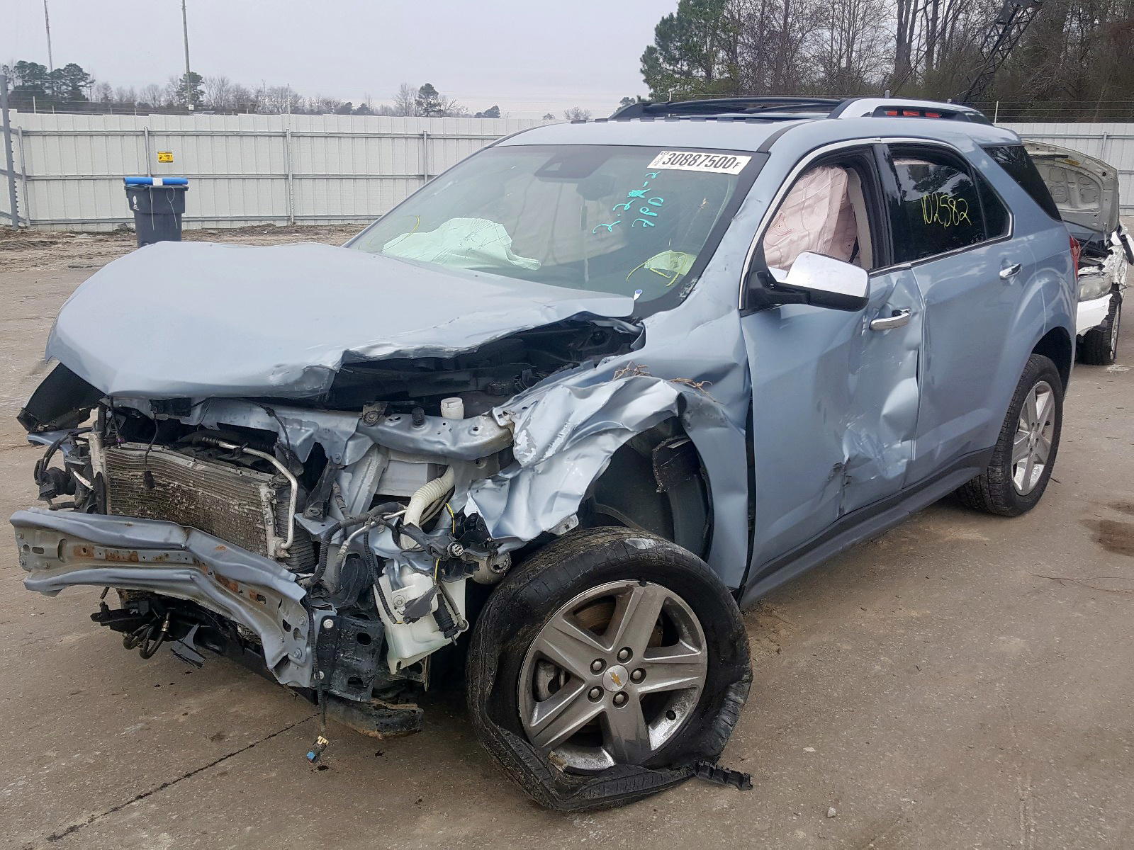 Photo 2 from auction – 2014 CHEVROLET EQUINOX LT with VIN 2GNFLHE35E6111099