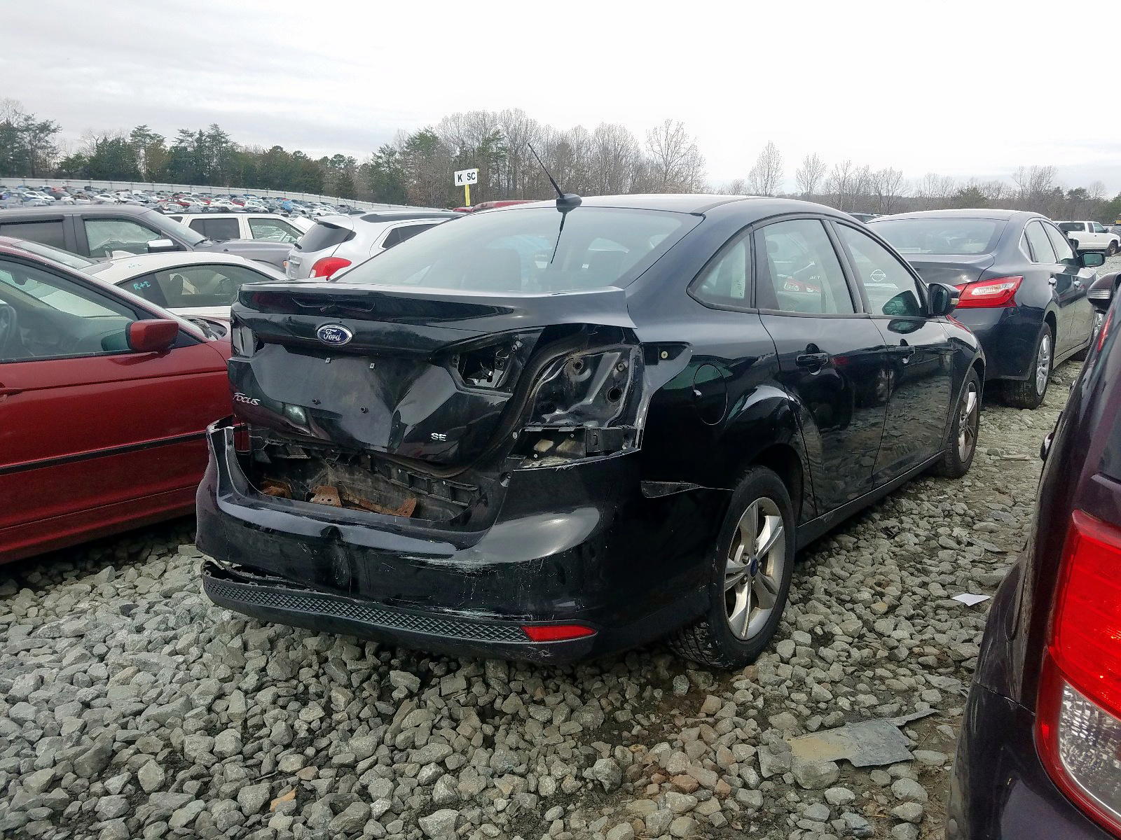 Photo 4 from auction – 2013 FORD FOCUS SE with VIN 1FADP3F29DL162386