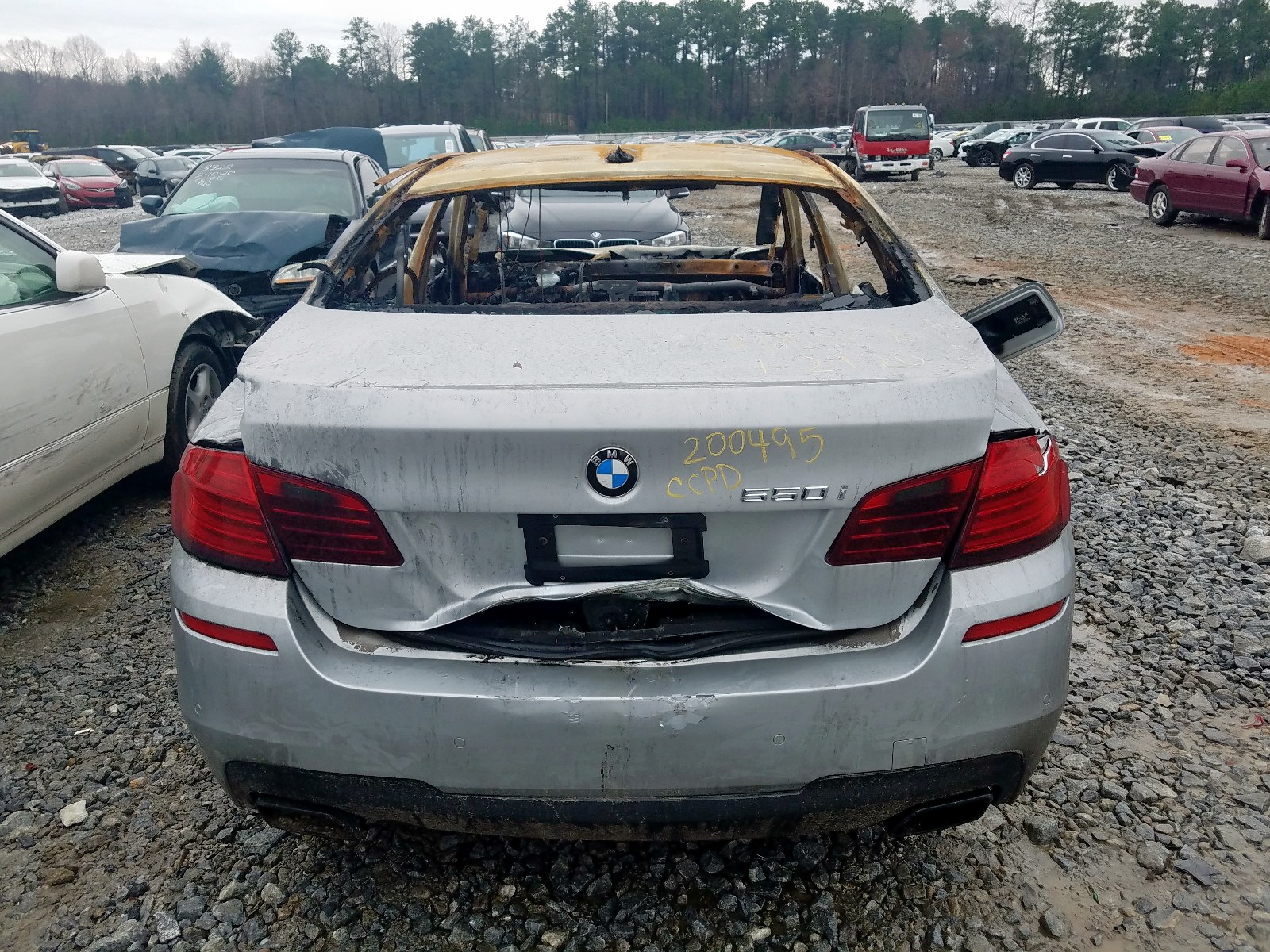 Photo 9 from auction – 2016 BMW 550 I with VIN WBAKN9C5XGD962621