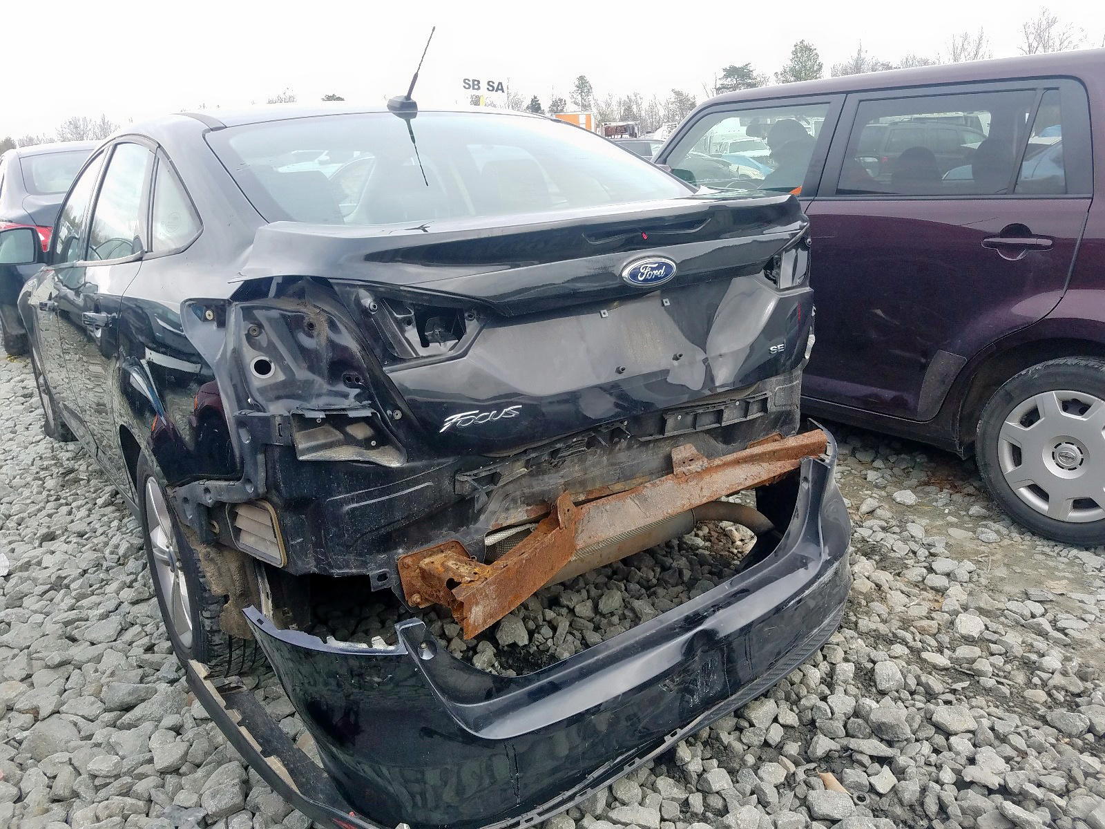 Photo 9 from auction – 2013 FORD FOCUS SE with VIN 1FADP3F29DL162386