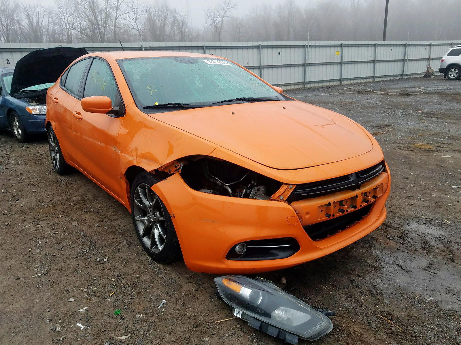 DODGE DART SXT 2013 with VIN 1C3CDFBA2DD329067 - Photo from auction