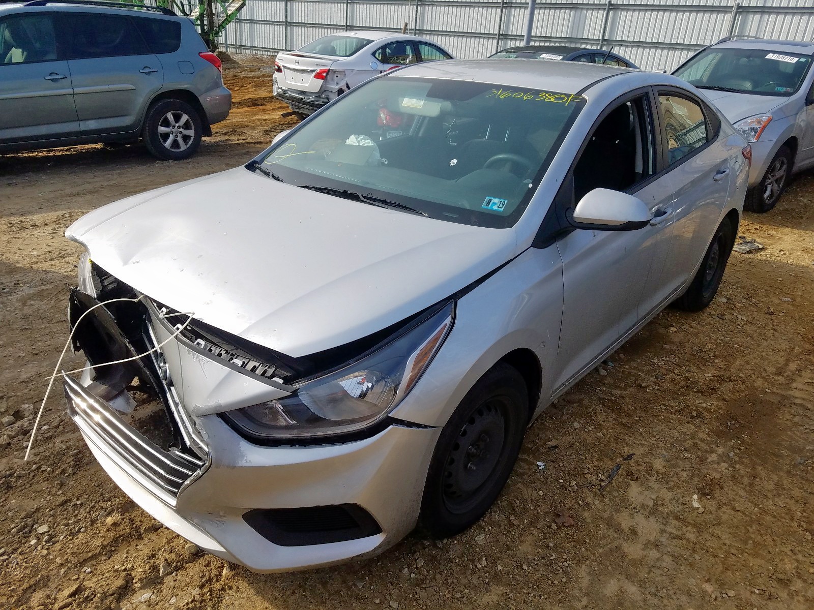 Photo 2 from auction – 2019 HYUNDAI ACCENT SE with VIN 3KPC24A32KE042266