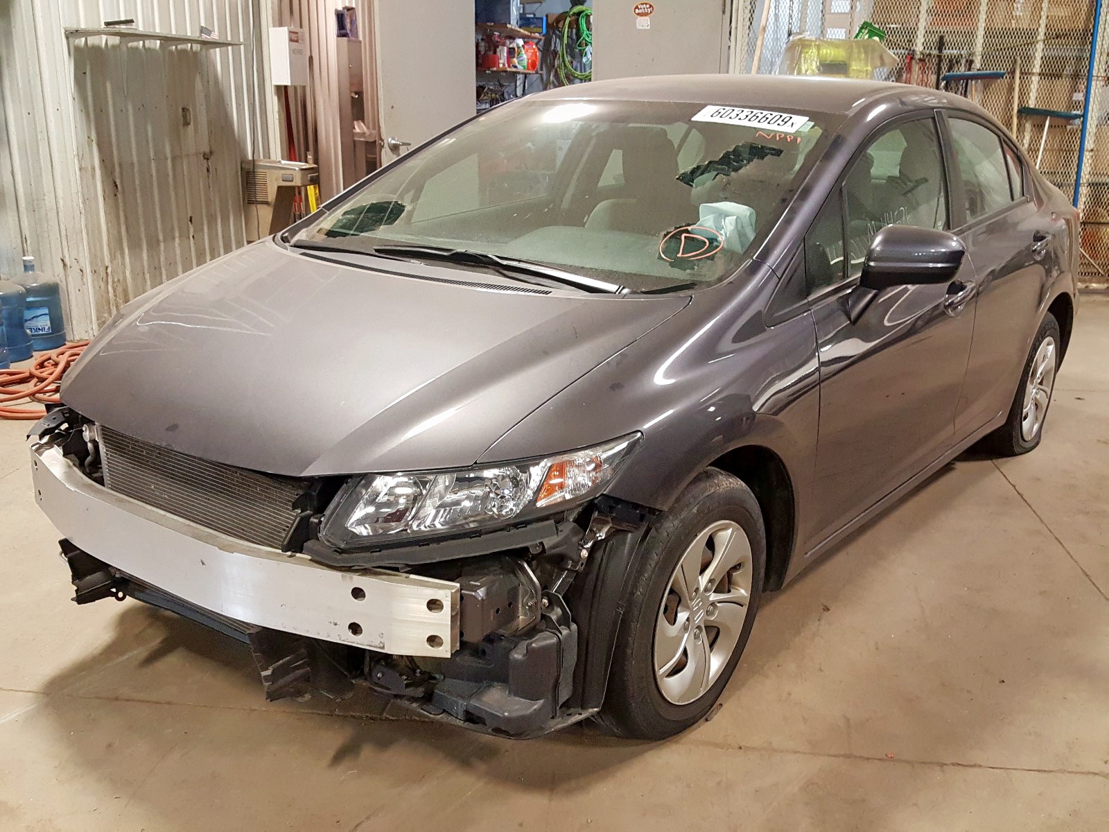 Photo 2 from auction – 2015 HONDA CIVIC LX with VIN 19XFB2F59FE121001
