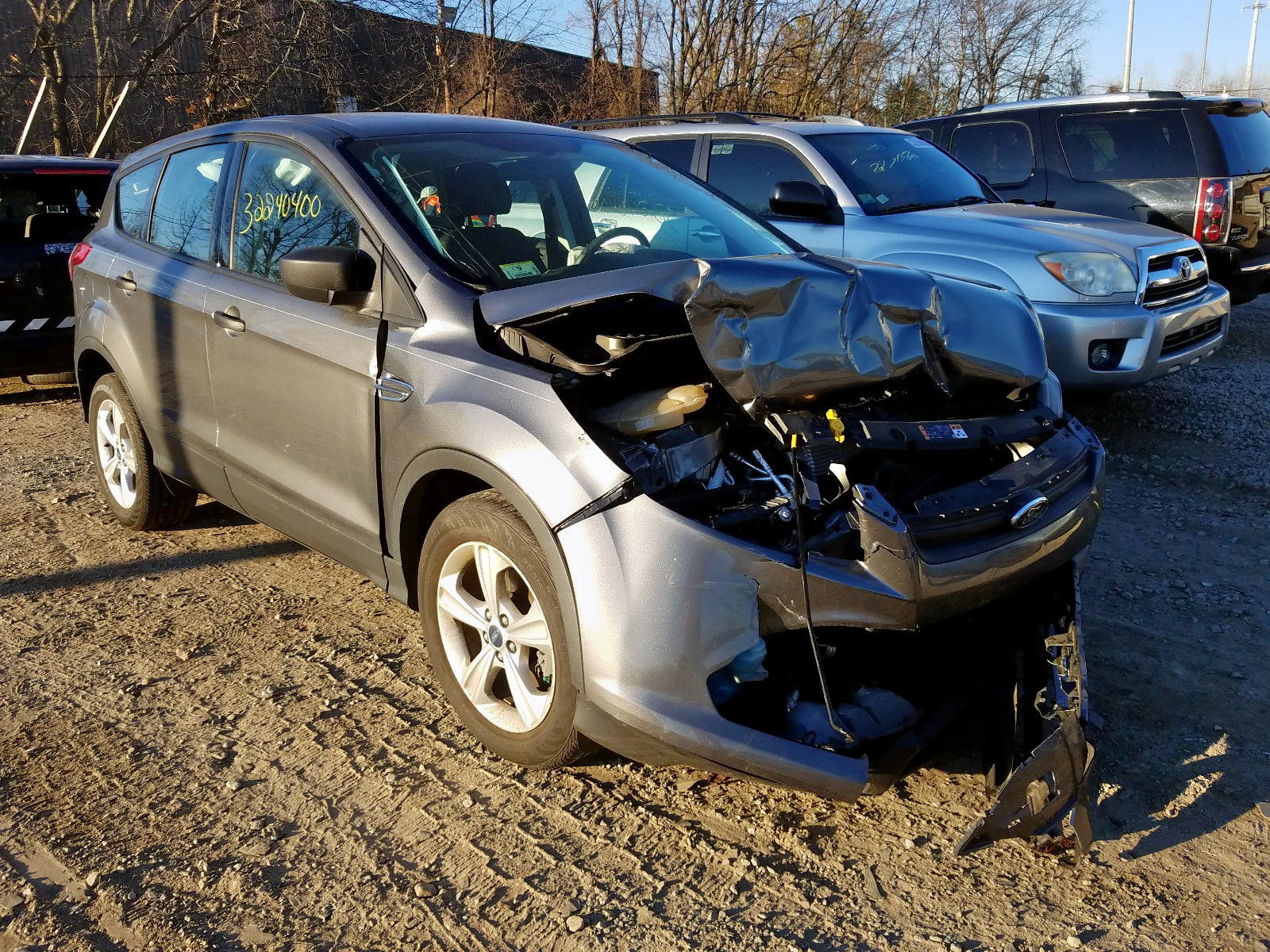 FORD ESCAPE S 2014 with VIN 1FMCU0F77EUE07413 - Photo from auction