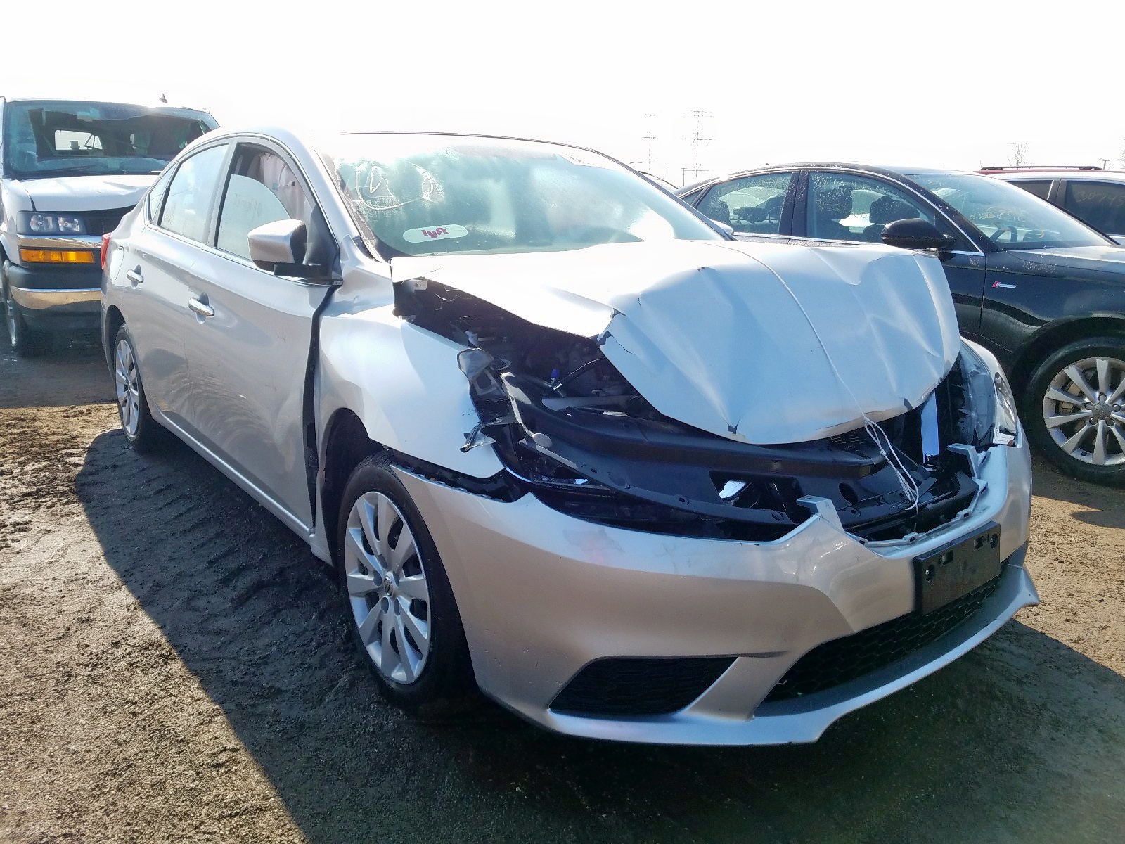 Photo 1 from auction – 2017 NISSAN SENTRA S with VIN 3N1AB7AP1HY362684