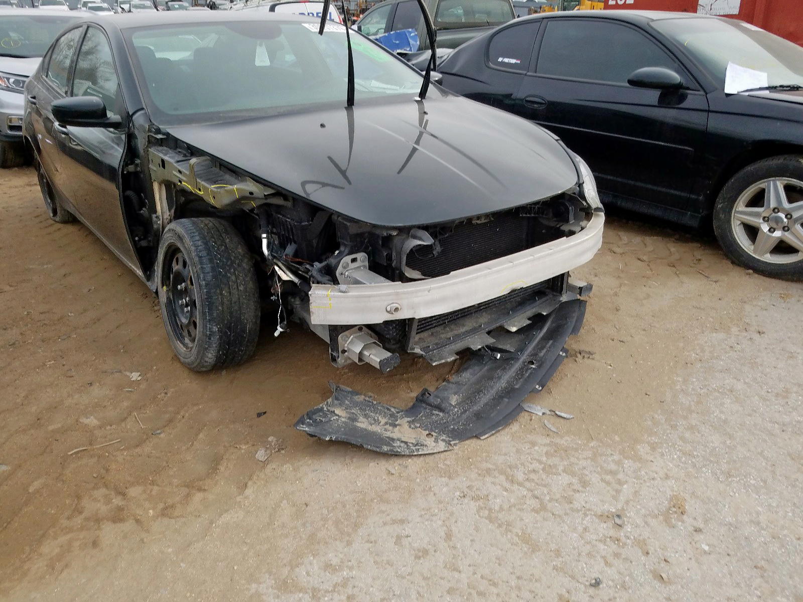 DODGE DART SE 2013 with VIN 1C3CDFAHXDD215400 - Photo from auction