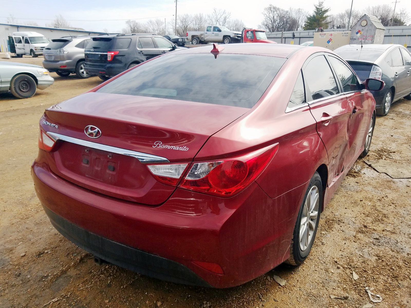 Photo 4 from auction – 2014 HYUNDAI SONATA GLS with VIN 5NPEB4AC6EH882981