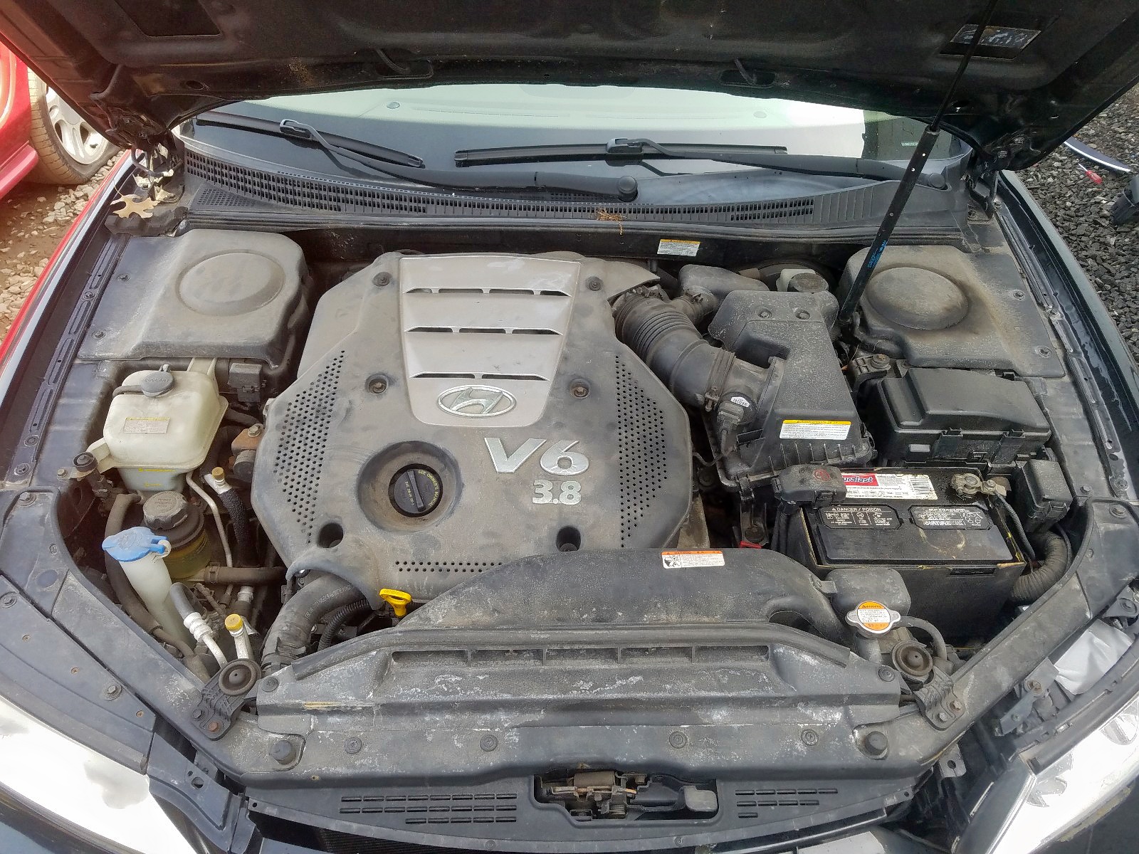Photo 7 from auction – 2007 HYUNDAI AZERA SE with VIN KMHFC46F57A188812