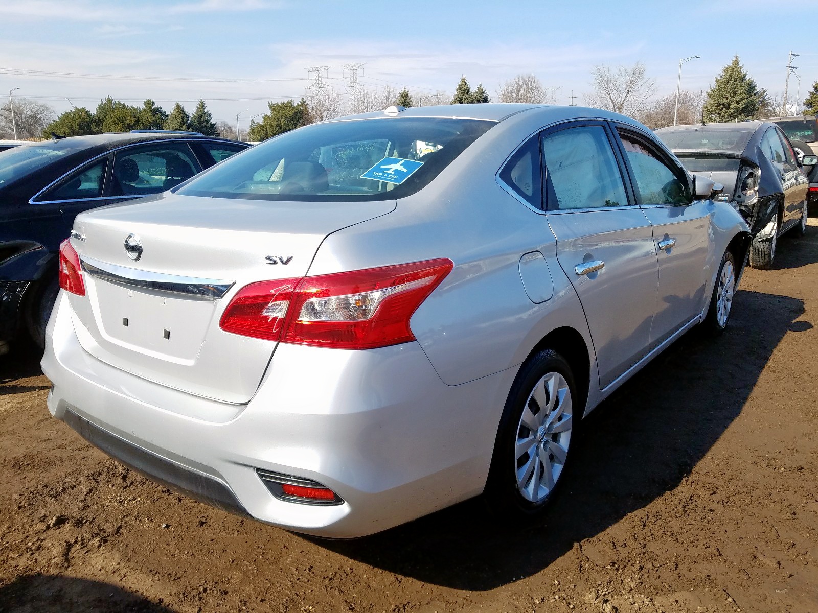 Photo 4 from auction – 2017 NISSAN SENTRA S with VIN 3N1AB7AP1HY362684