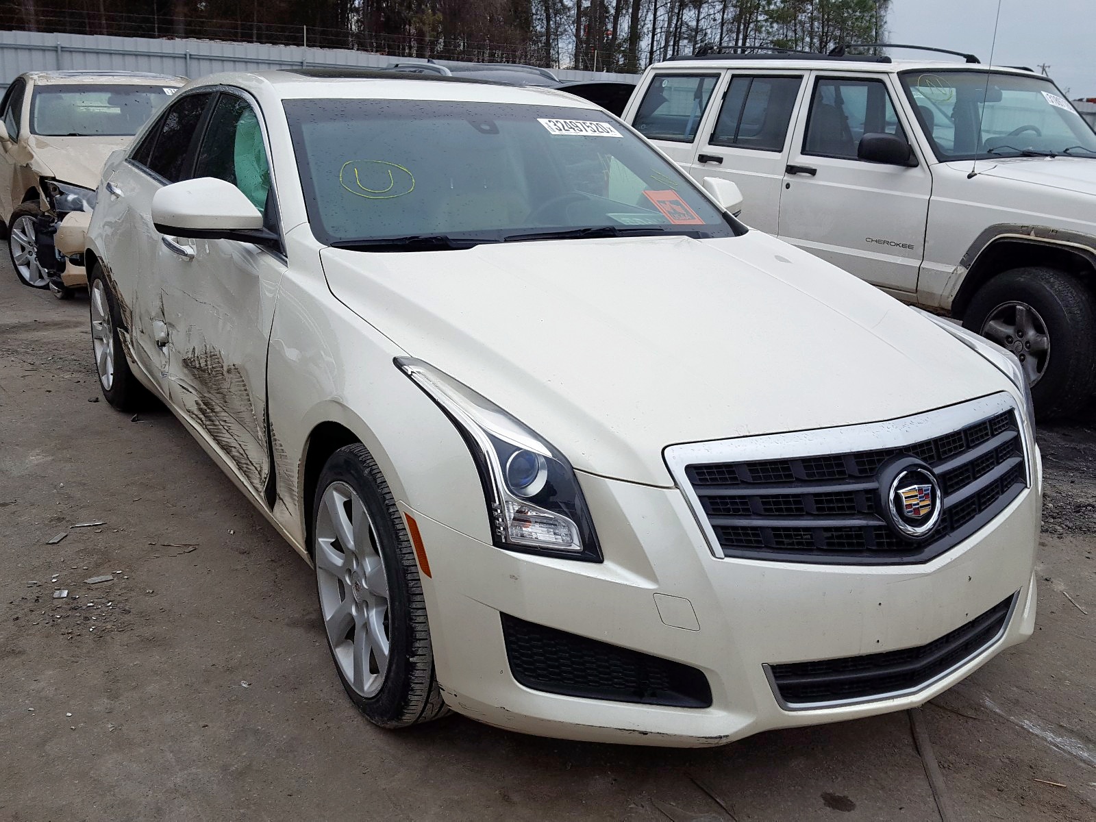 CADILLAC ATS 2013 with VIN 1G6AA5RA9D0152927 - Photo from auction