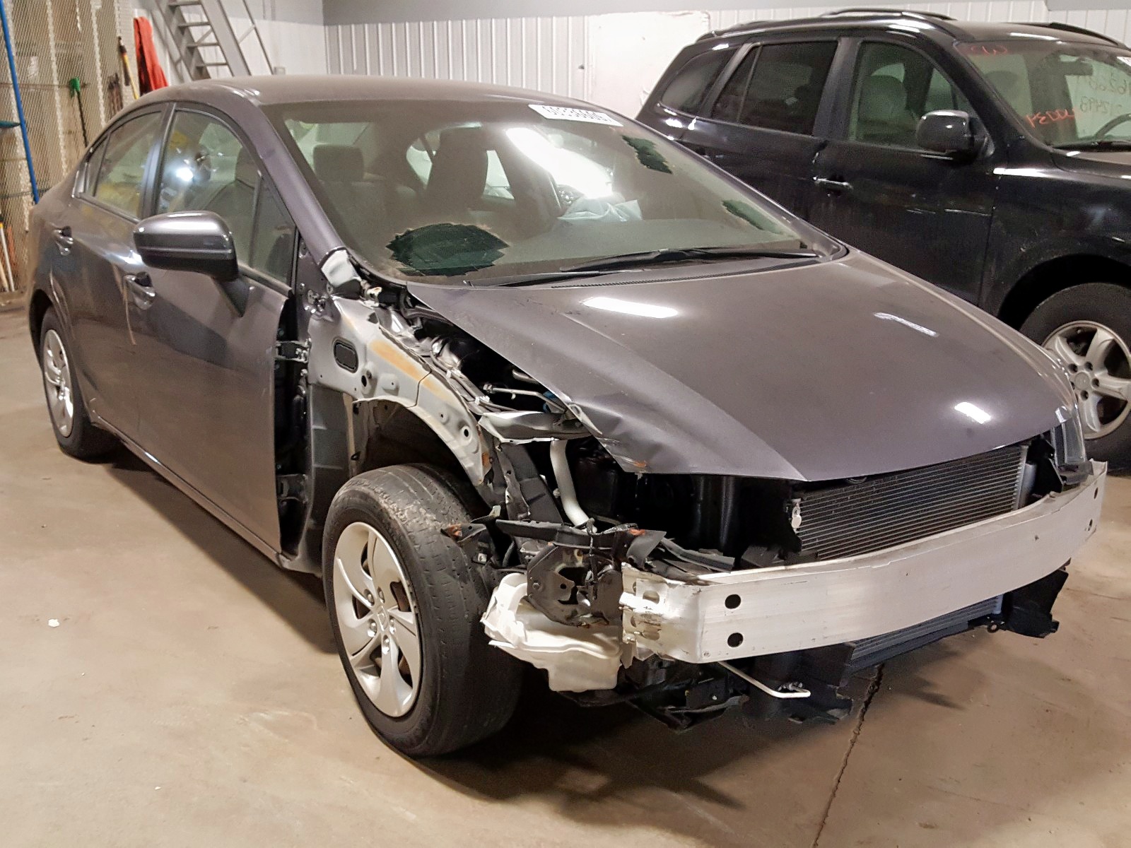 HONDA CIVIC LX 2015 with VIN 19XFB2F59FE121001 - Photo from auction