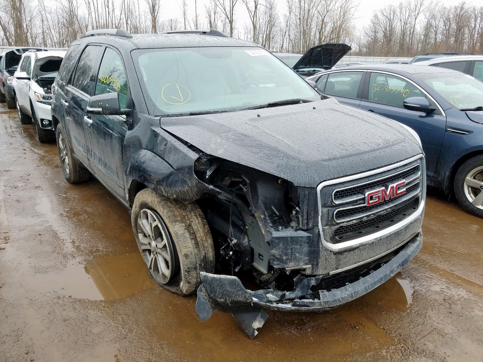 Photo 1 from auction – 2014 GMC ACADIA SLT with VIN 1GKKRRKD8EJ340599