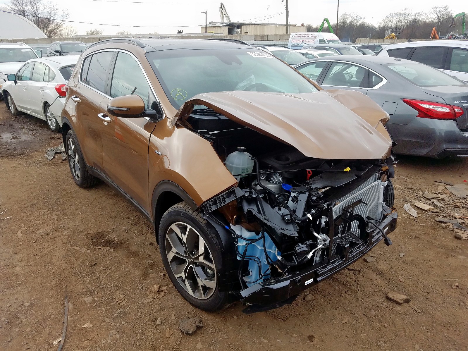 KIA SPORTAGE E 2020 with VIN KNDPNCAC1L7781309 - Photo from auction