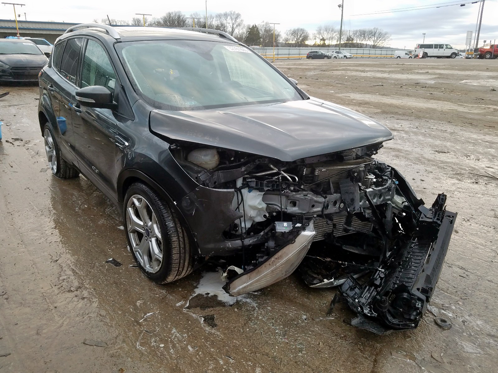 Photo 1 from auction – 2018 FORD ESCAPE TIT with VIN 1FMCU0J92JUA47986