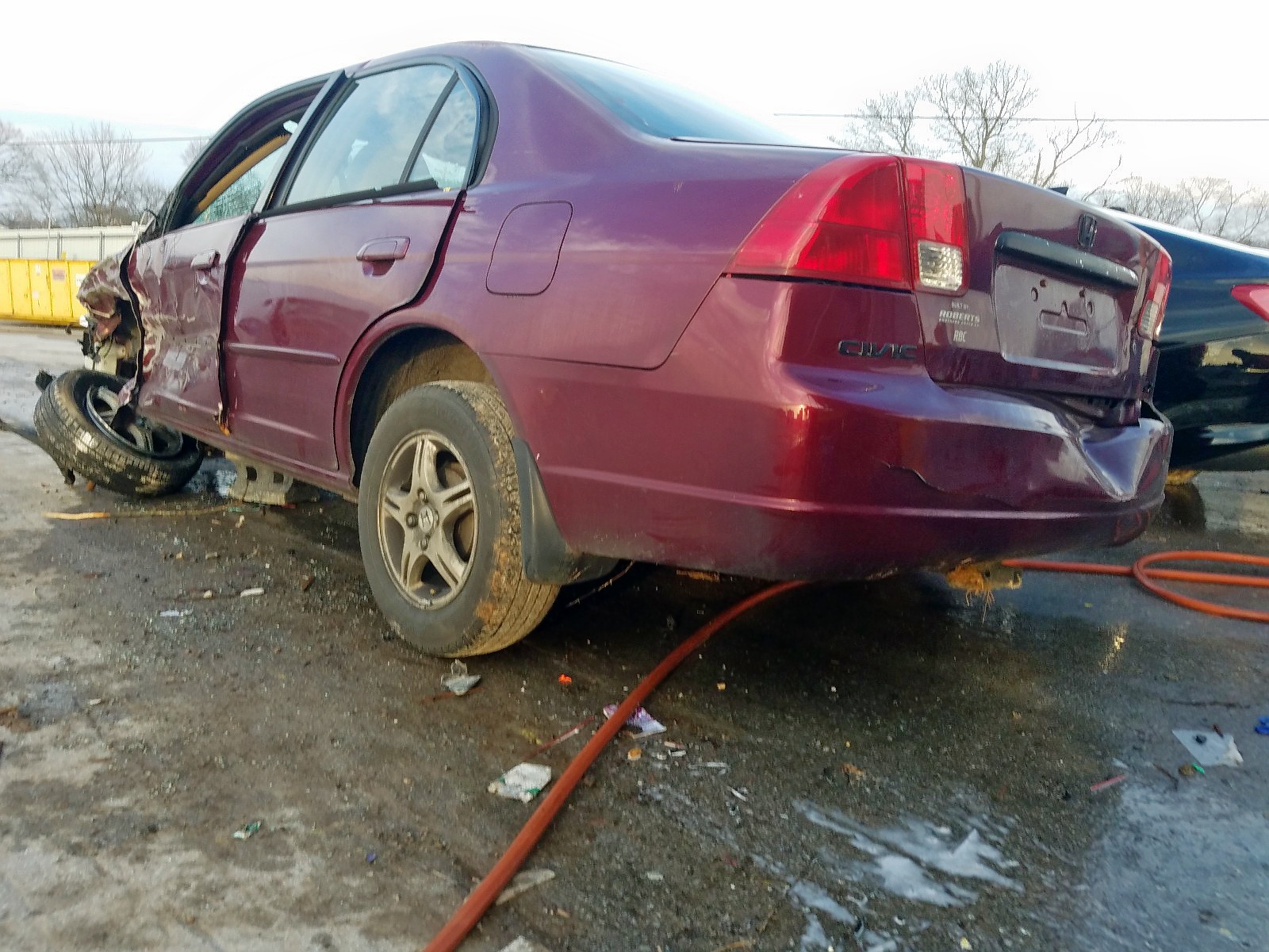 Photo 3 from auction – 2003 HONDA CIVIC LX with VIN 2HGES15533H622393