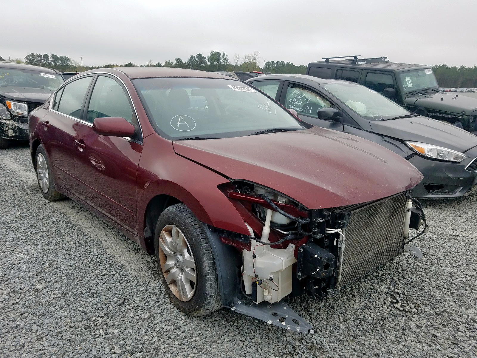 NISSAN ALTIMA BAS 2012 with VIN 1N4AL2AP9CC237663 - Photo from auction