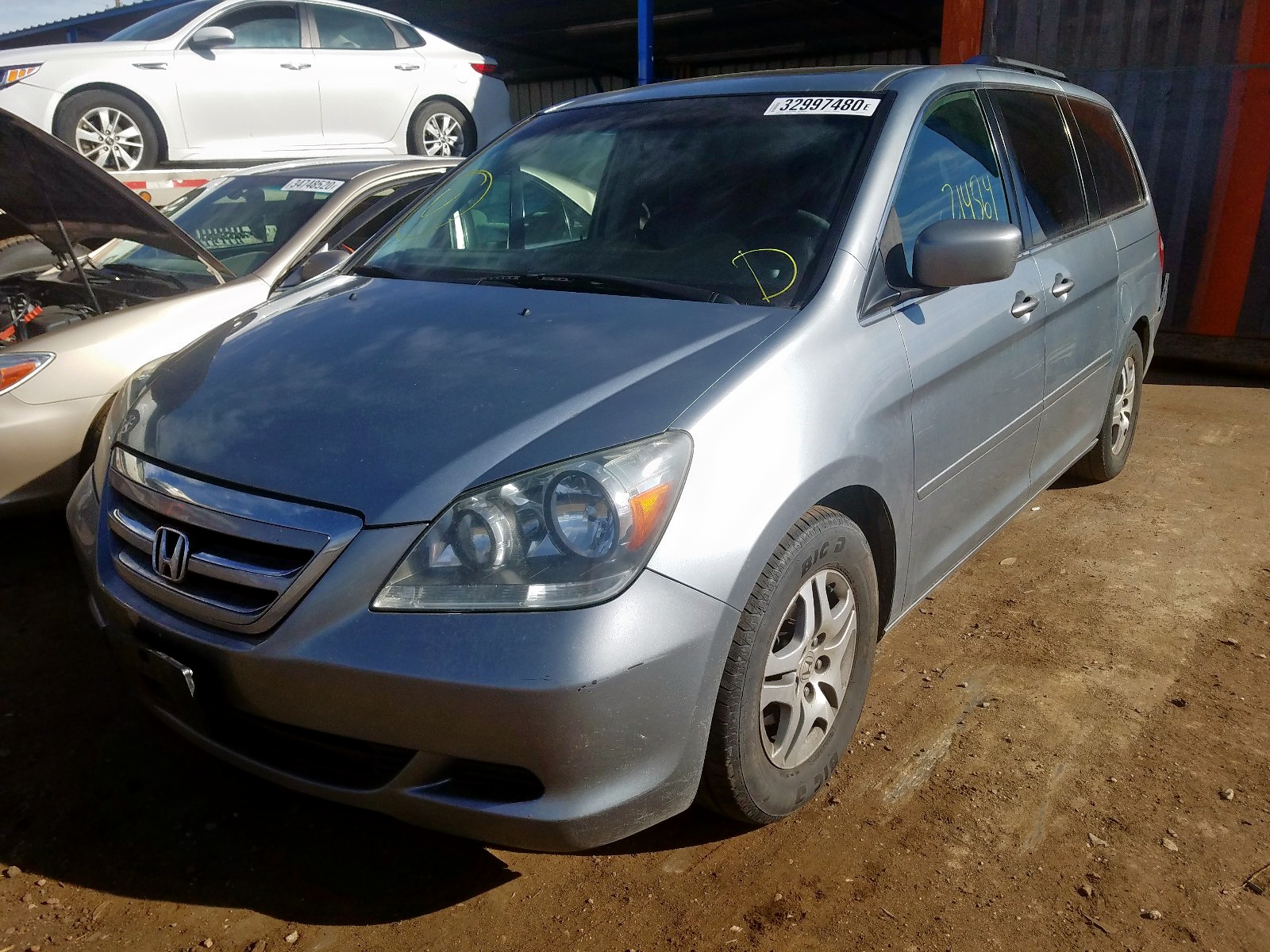 Photo 2 from auction – 2007 HONDA ODYSSEY EX with VIN 5FNRL38677B037549