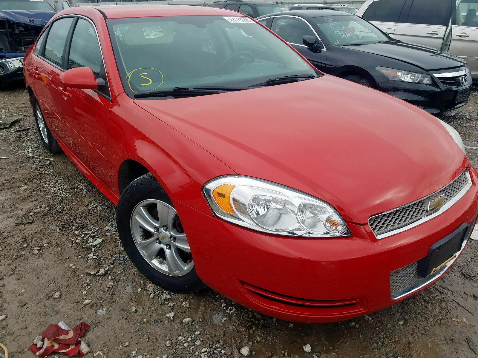 CHEVROLET IMPALA LS 2013 with VIN 2G1WF5E31D1125911 - Photo from auction