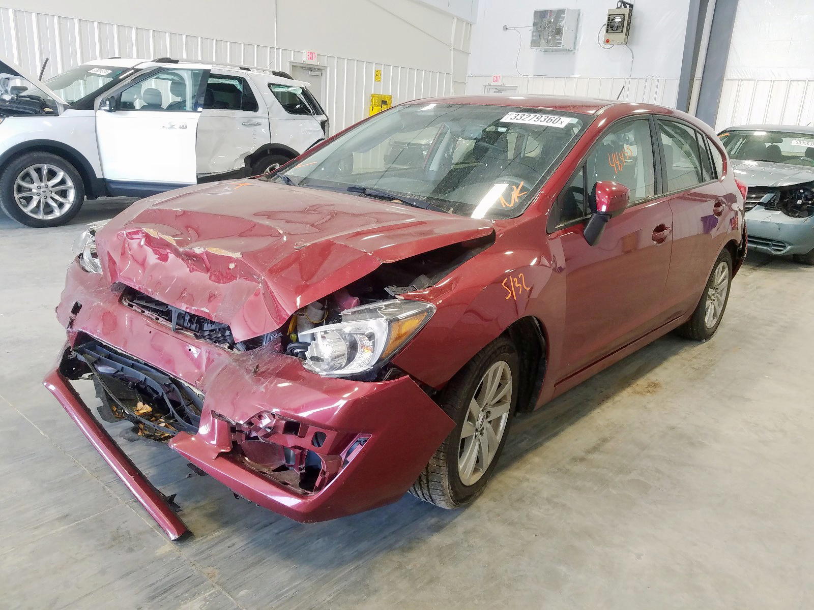 Photo 2 from auction – 2016 SUBARU IMPREZA PR with VIN JF1GPAB66GH202991