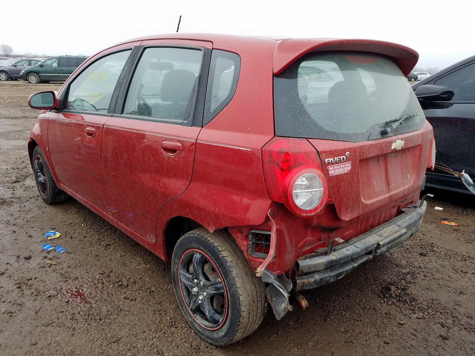 Photo 3 from auction – 2009 CHEVROLET AVEO LS with VIN KL1TD66E69B615121