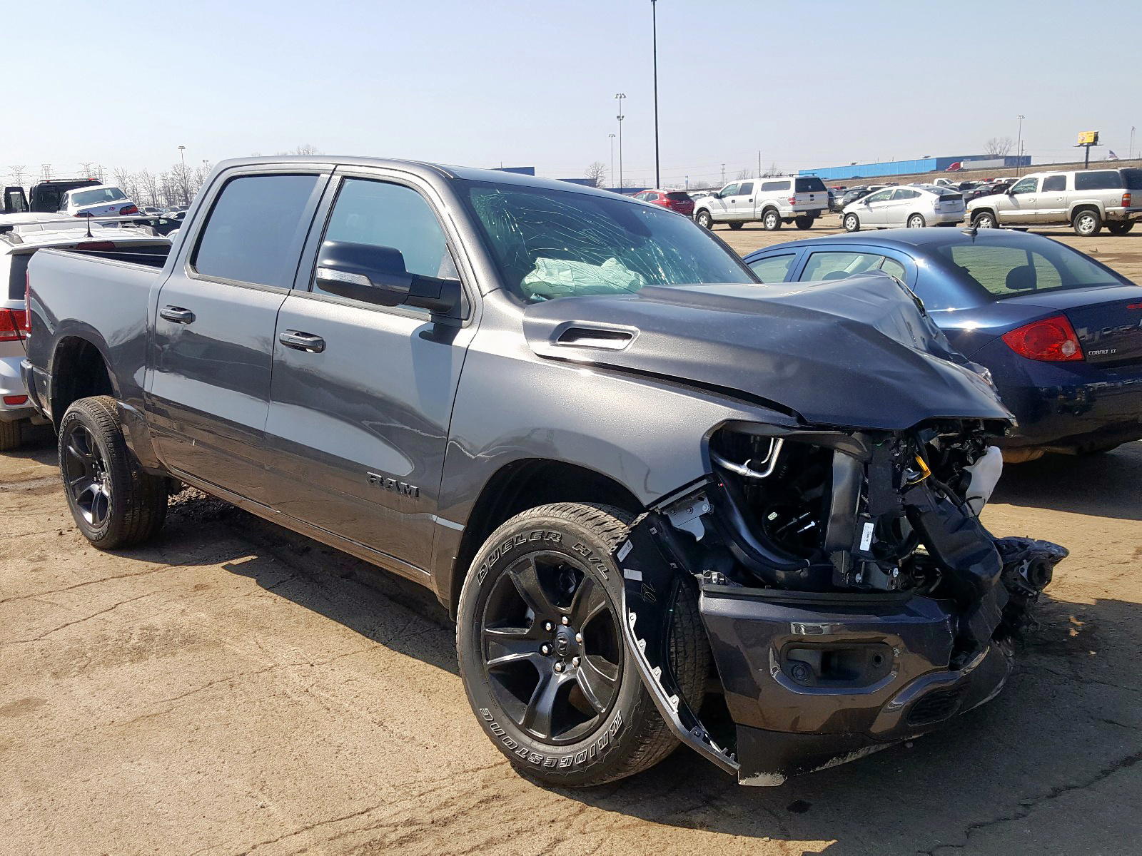 RAM 1500 BIG H 2020 with VIN 1C6SRFFT1LN216604 - Photo from auction