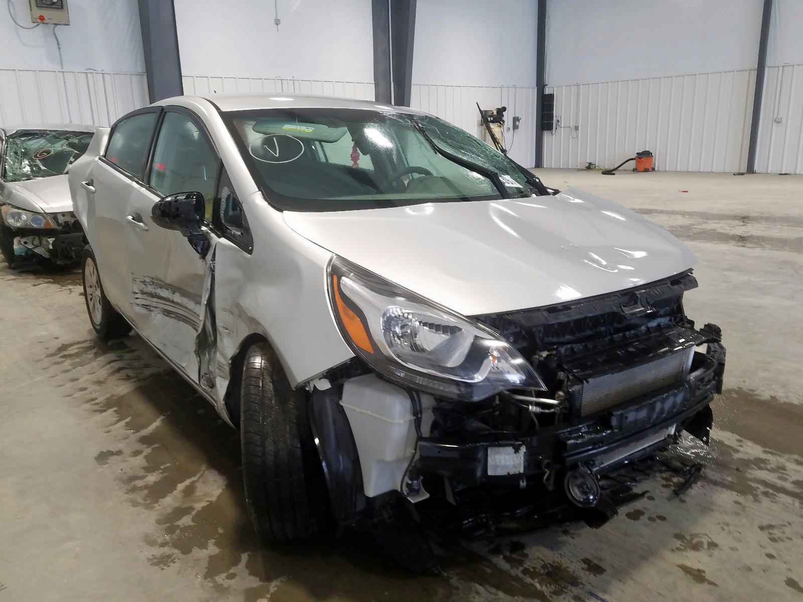 KIA RIO LX 2015 with VIN KNADM4A36F6507106 - Photo from auction