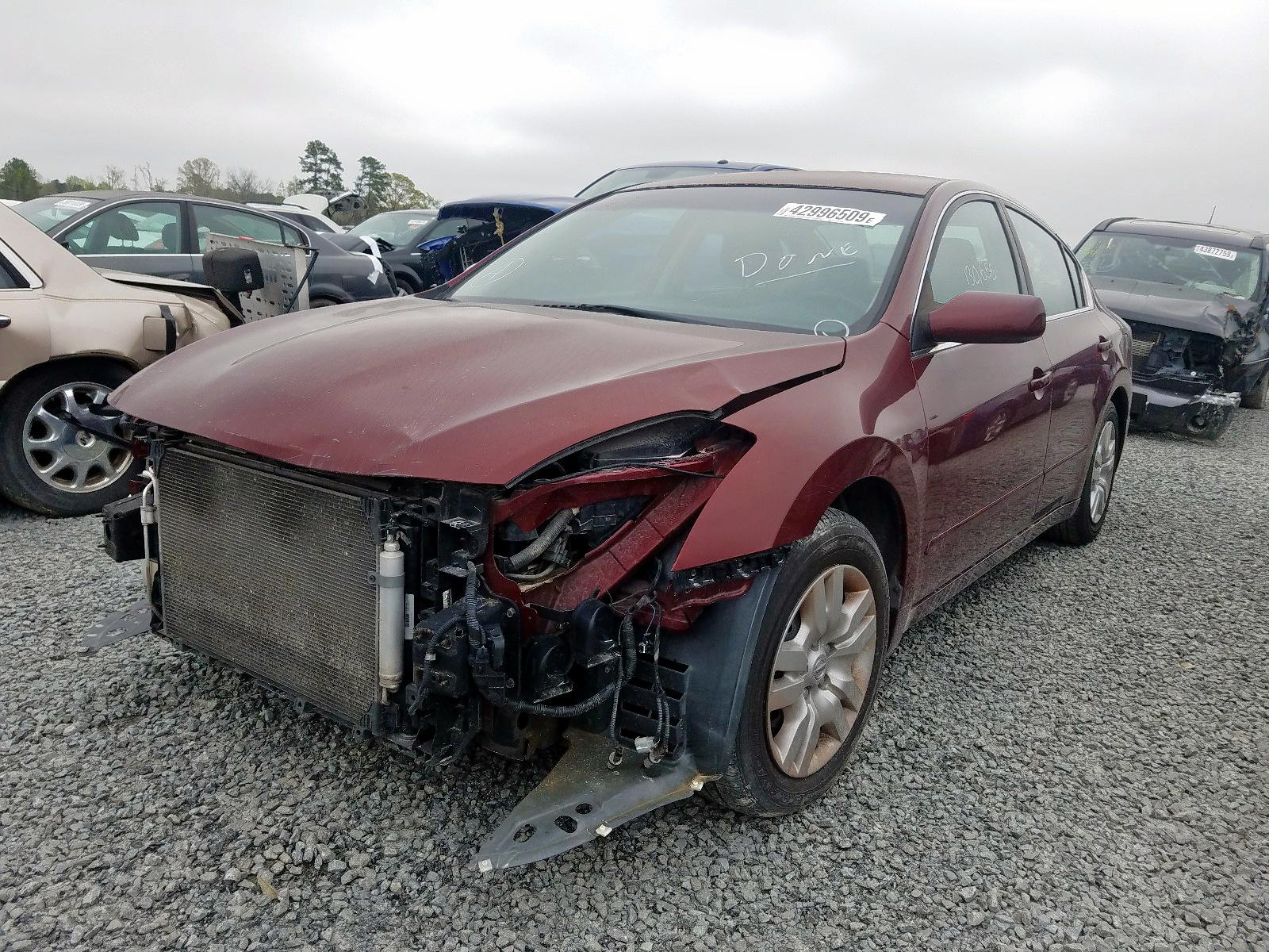 Photo 2 from auction – 2012 NISSAN ALTIMA BAS with VIN 1N4AL2AP9CC237663