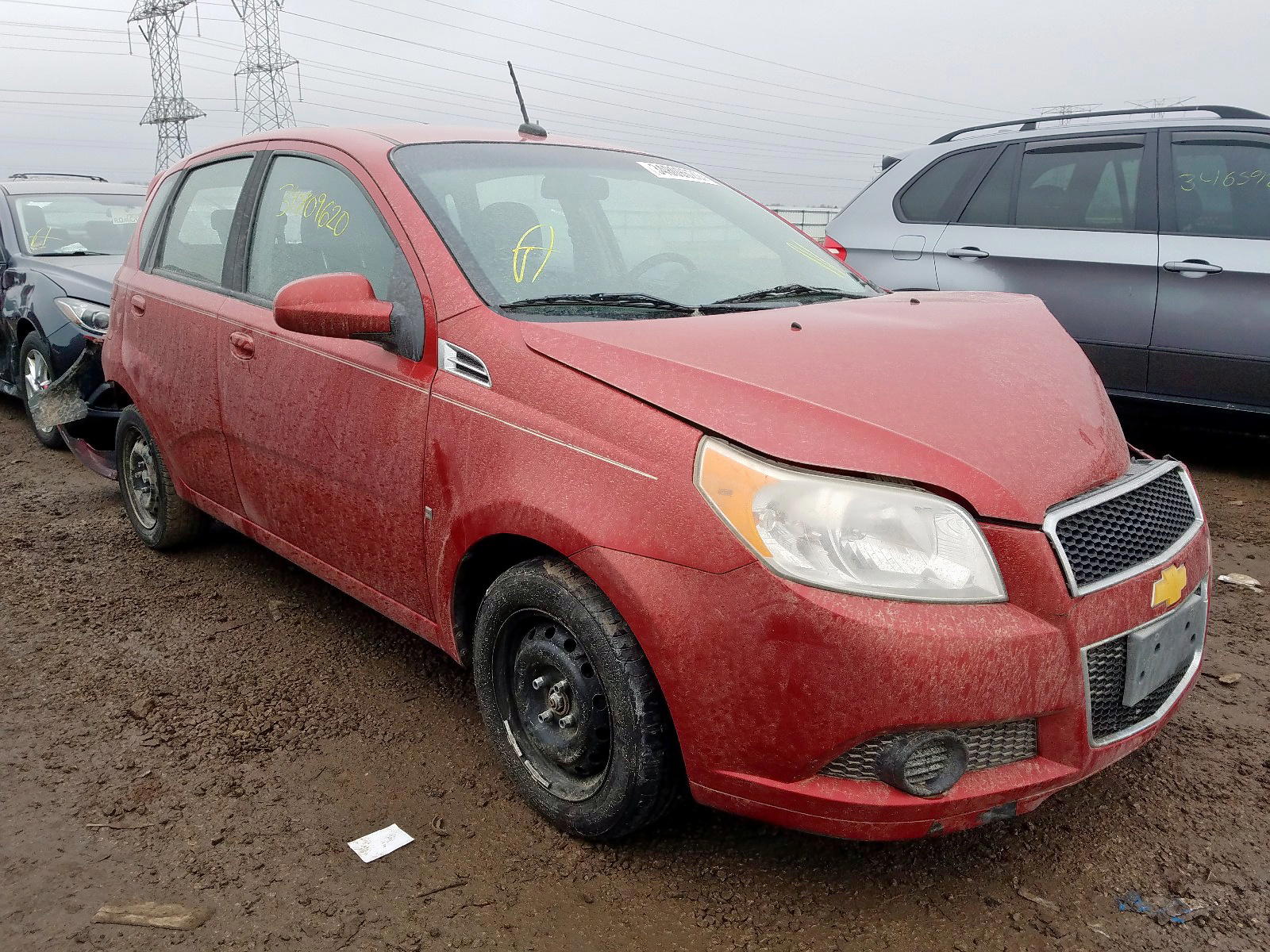 CHEVROLET AVEO LS 2009 with VIN KL1TD66E69B615121 - Photo from auction