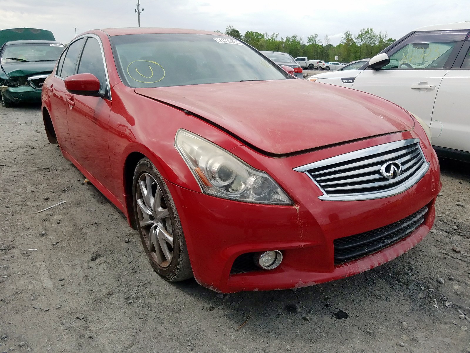 INFINITI G37 BASE 2010 with VIN JN1CV6AP3AM406929 - Photo from auction