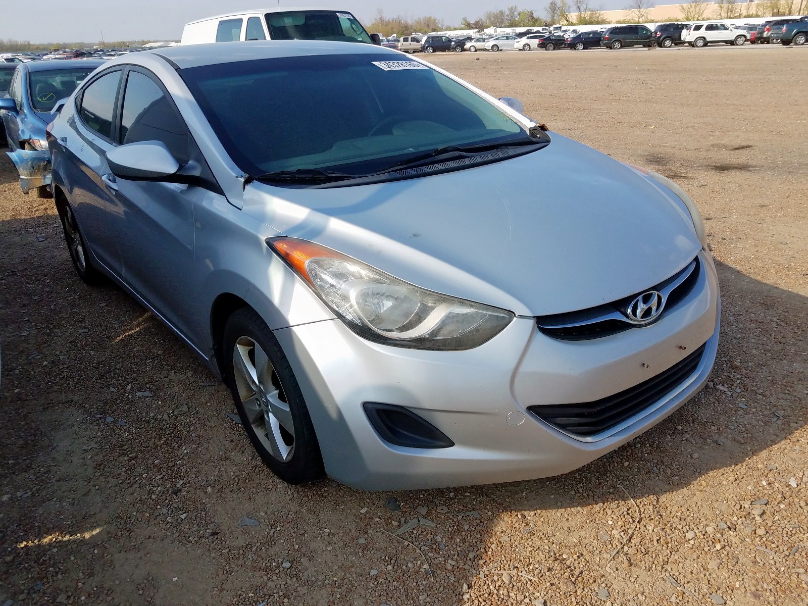 HYUNDAI ELANTRA GL 2011 with VIN 5NPDH4AE2BH000759 - Photo from auction