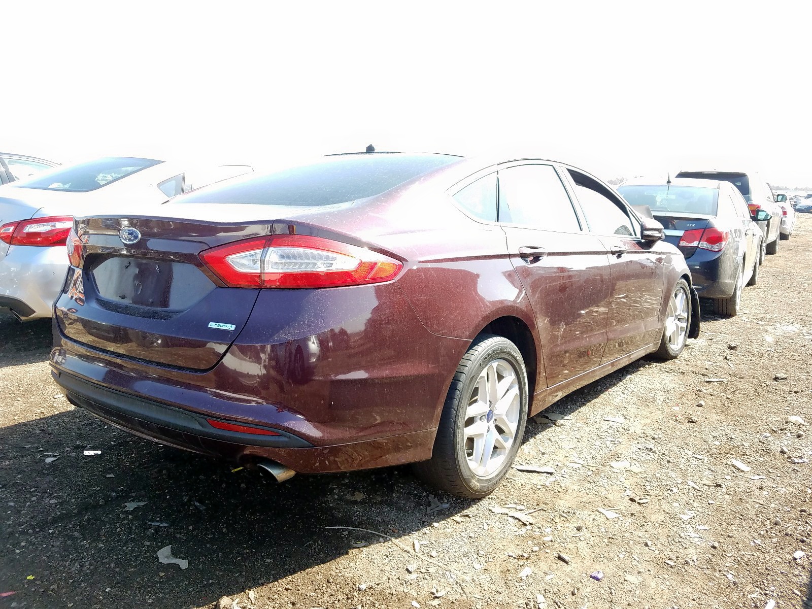 Photo 4 from auction – 2013 FORD FUSION SE with VIN 3FA6P0HR5DR383390