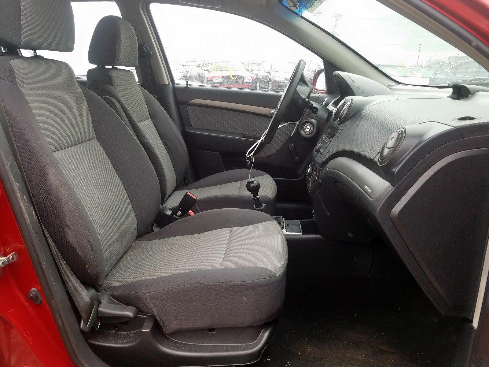 Photo 5 from auction – 2009 CHEVROLET AVEO LS with VIN KL1TD66E69B615121