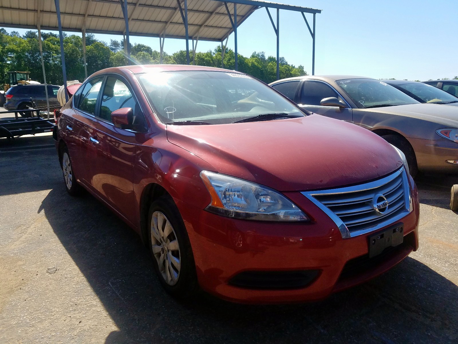 Photo 1 from auction – 2014 NISSAN SENTRA S with VIN 3N1AB7AP5EL669509