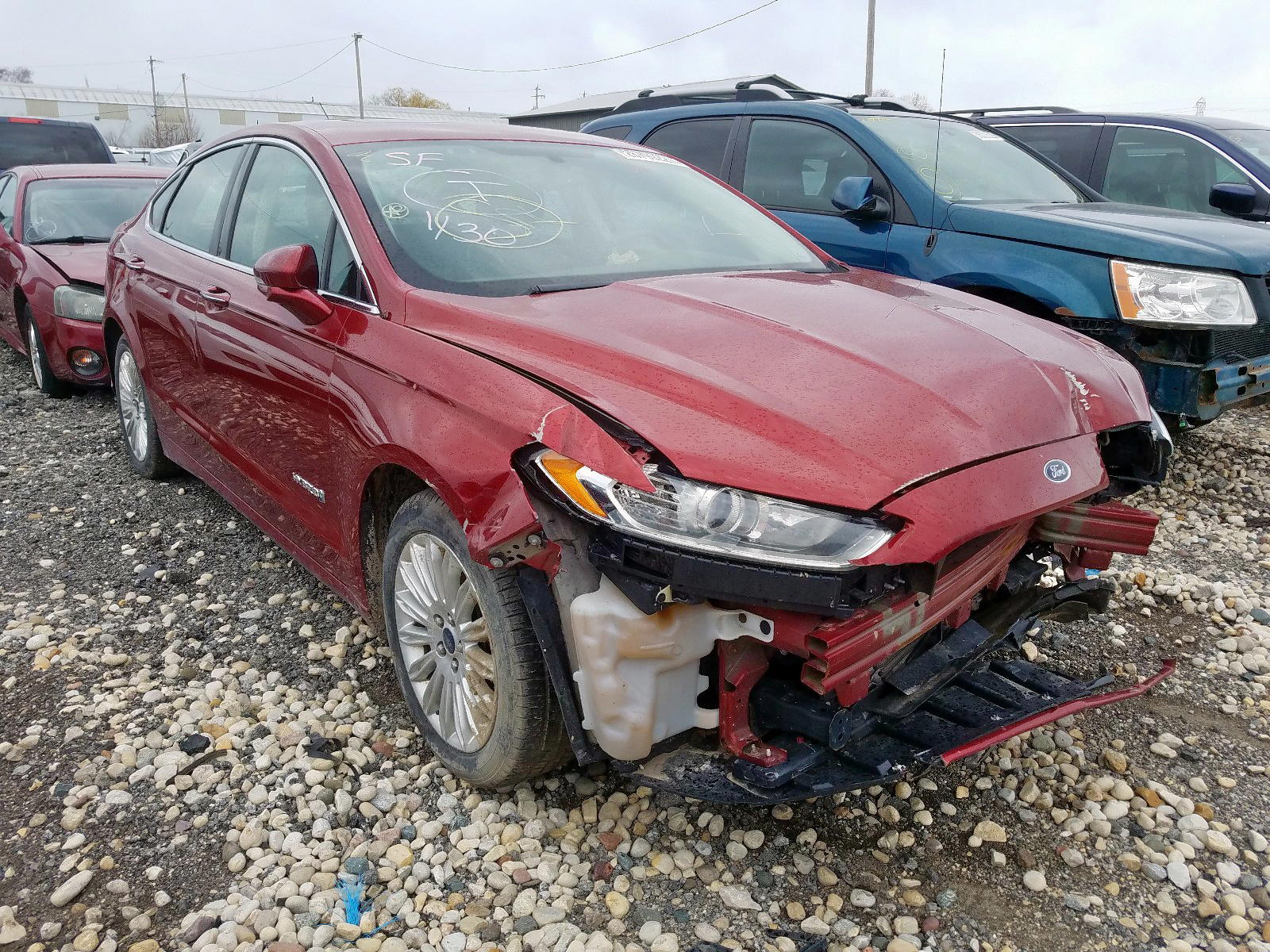 FORD FUSION SE 2015 with VIN 3FA6P0LU4FR124792 - Photo from auction