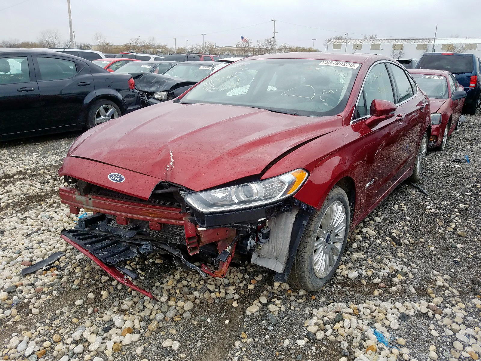 Photo 2 from auction – 2015 FORD FUSION SE with VIN 3FA6P0LU4FR124792